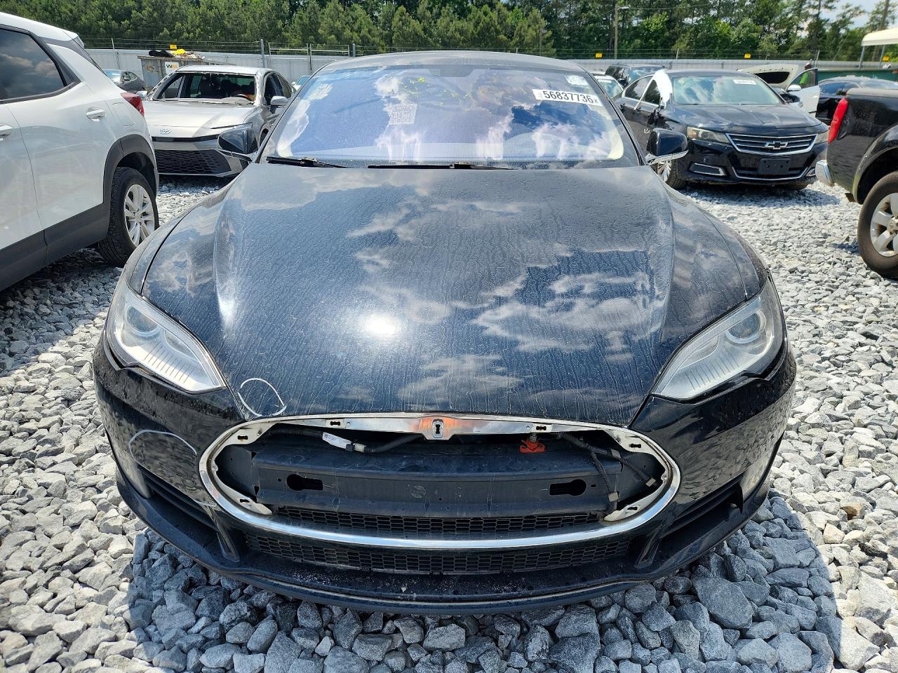 2013 Tesla Model S Black vin: 5YJSA1CG9DFP07786