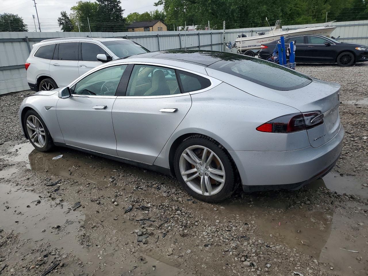 2013 Tesla Model S Silver vin: 5YJSA1CN0DFP22076