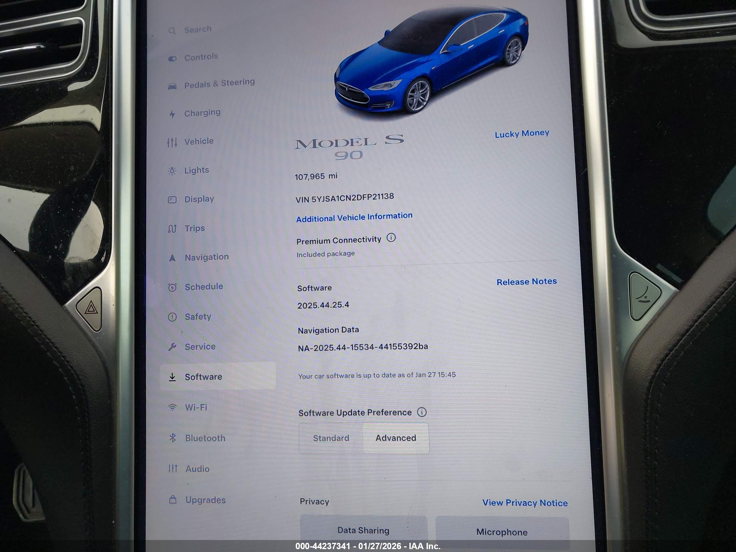2013 Tesla Model S   Dark Blue vin: 5YJSA1CN2DFP21138
