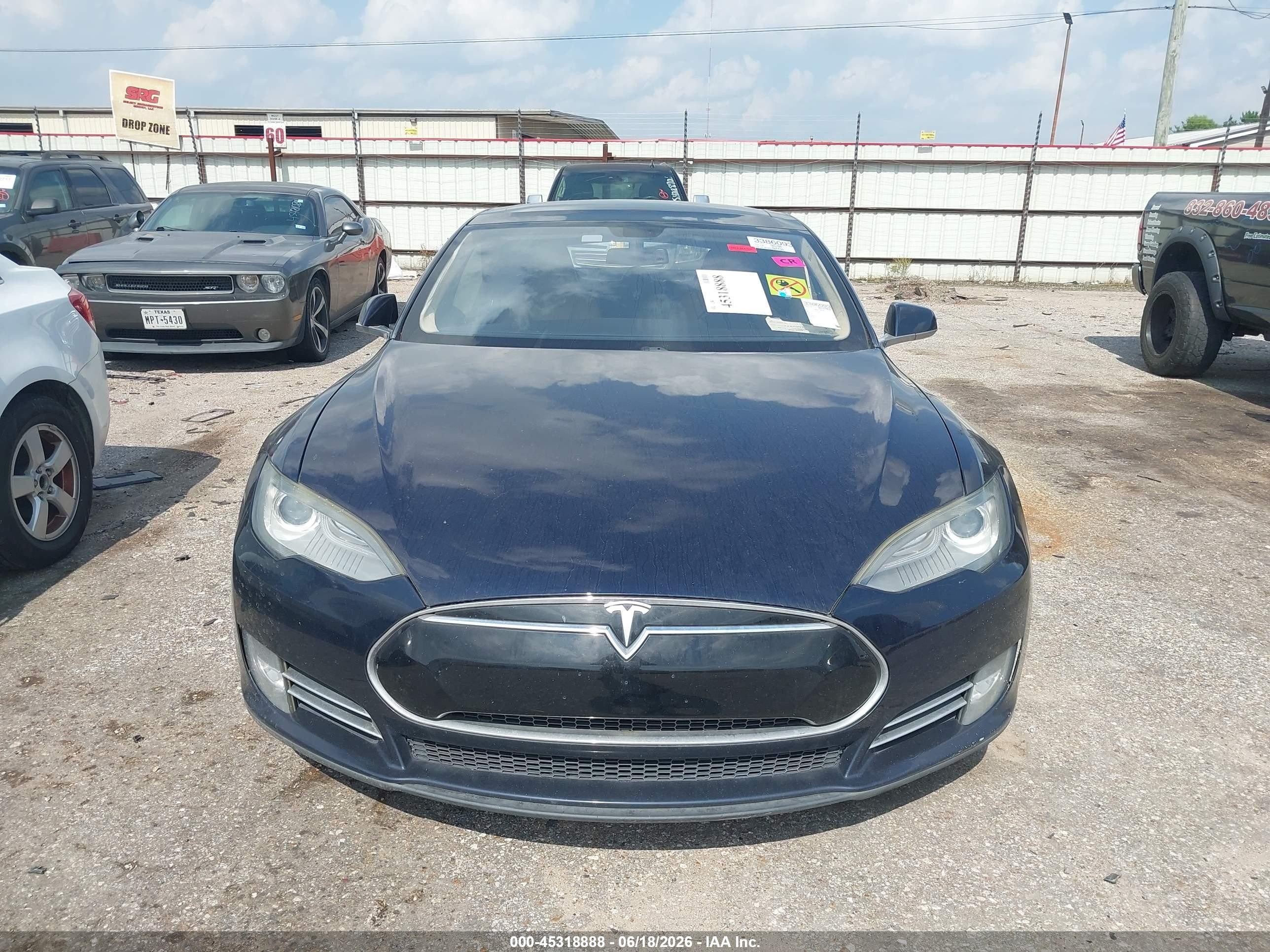 2012 Tesla Model S Signature Blue vin: 5YJSA1CN3CFP03116