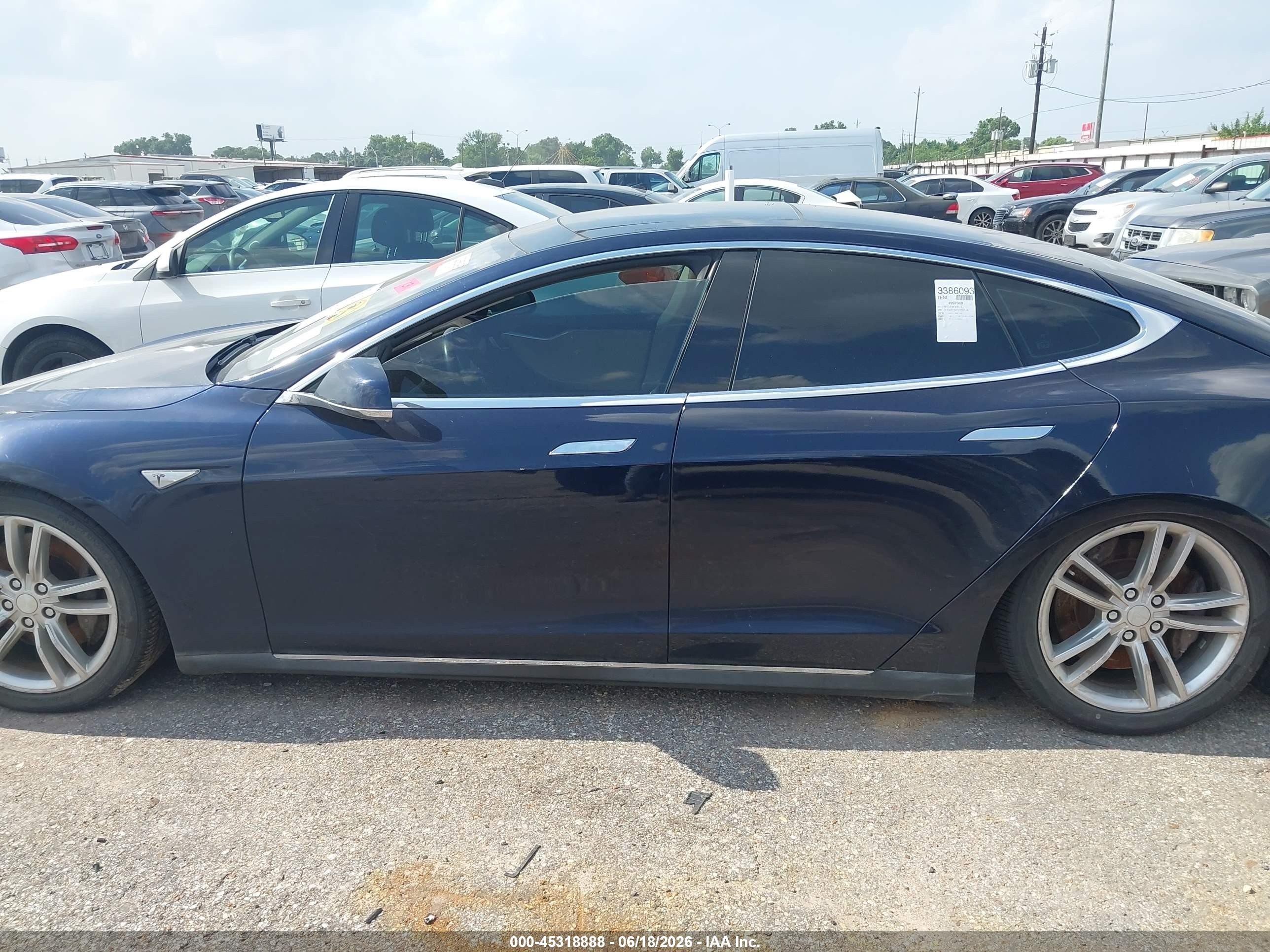 2012 Tesla Model S Signature Blue vin: 5YJSA1CN3CFP03116