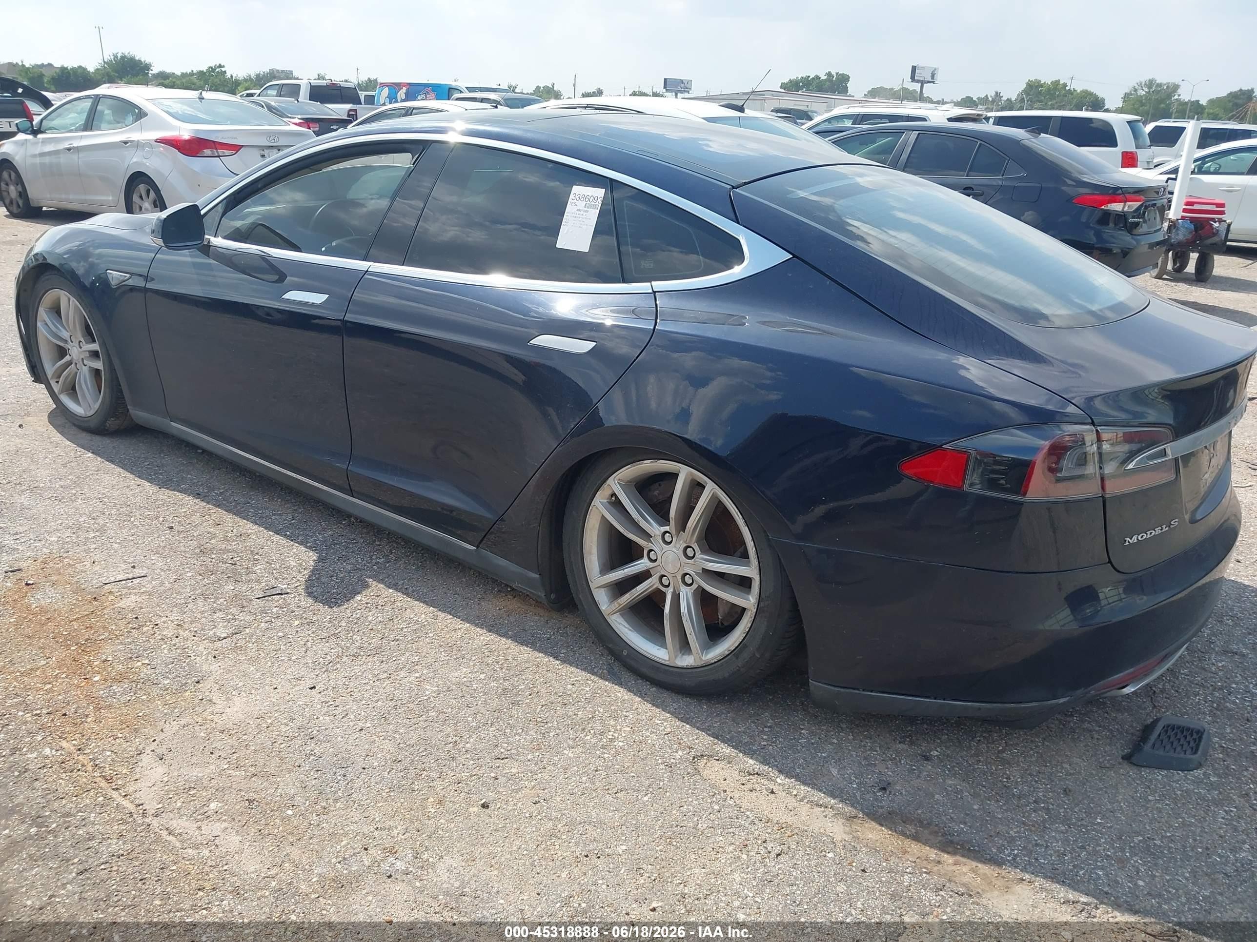 2012 Tesla Model S Signature Blue vin: 5YJSA1CN3CFP03116
