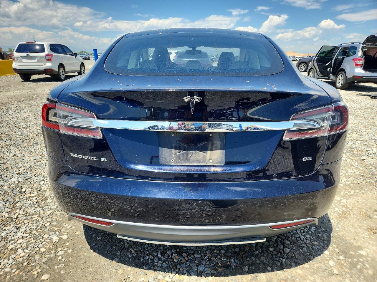 2013 Tesla Model S Blue vin: 5YJSA1CN3DFP14781
