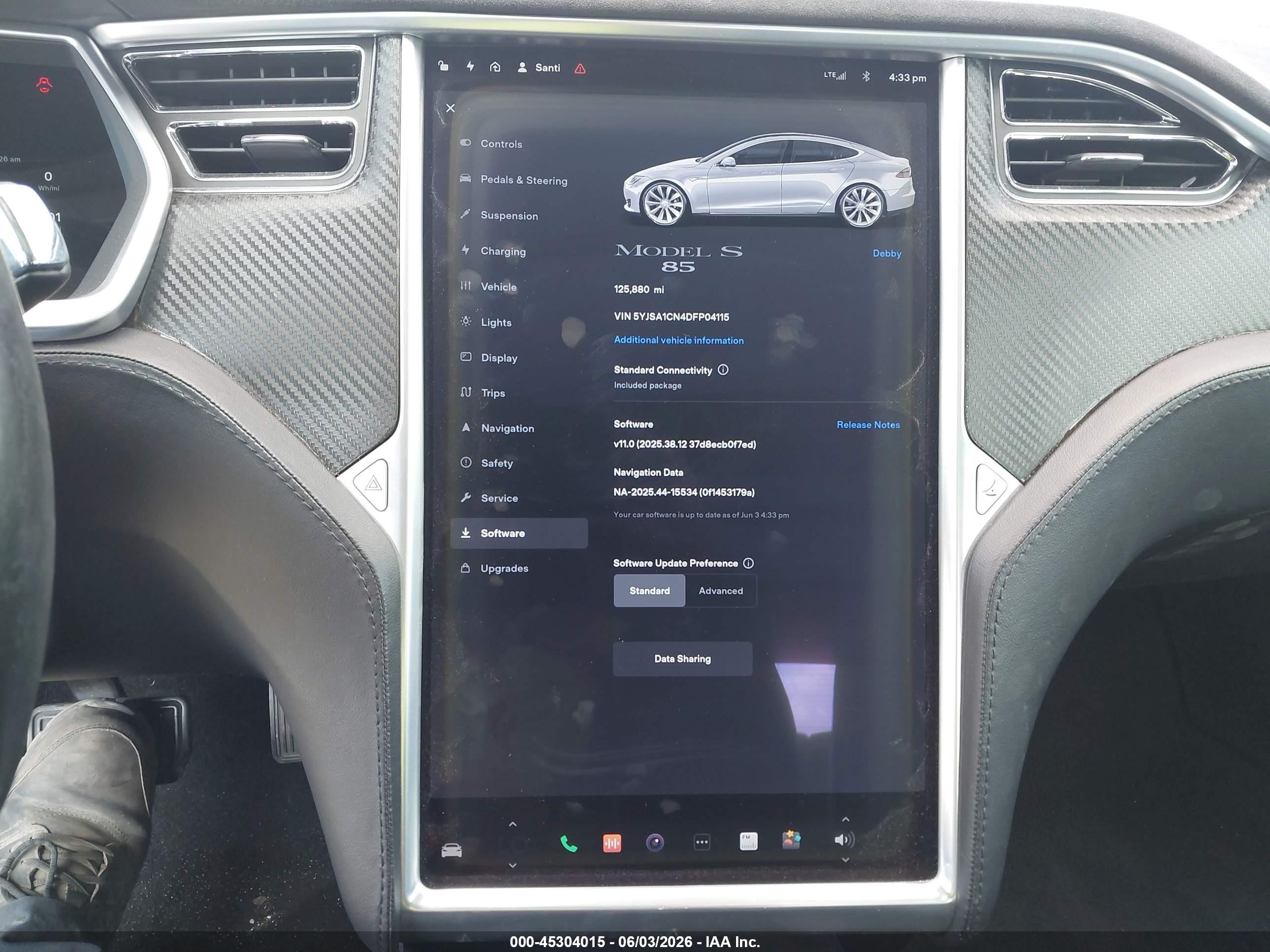 2013 Tesla Model S   Silver vin: 5YJSA1CN4DFP04115