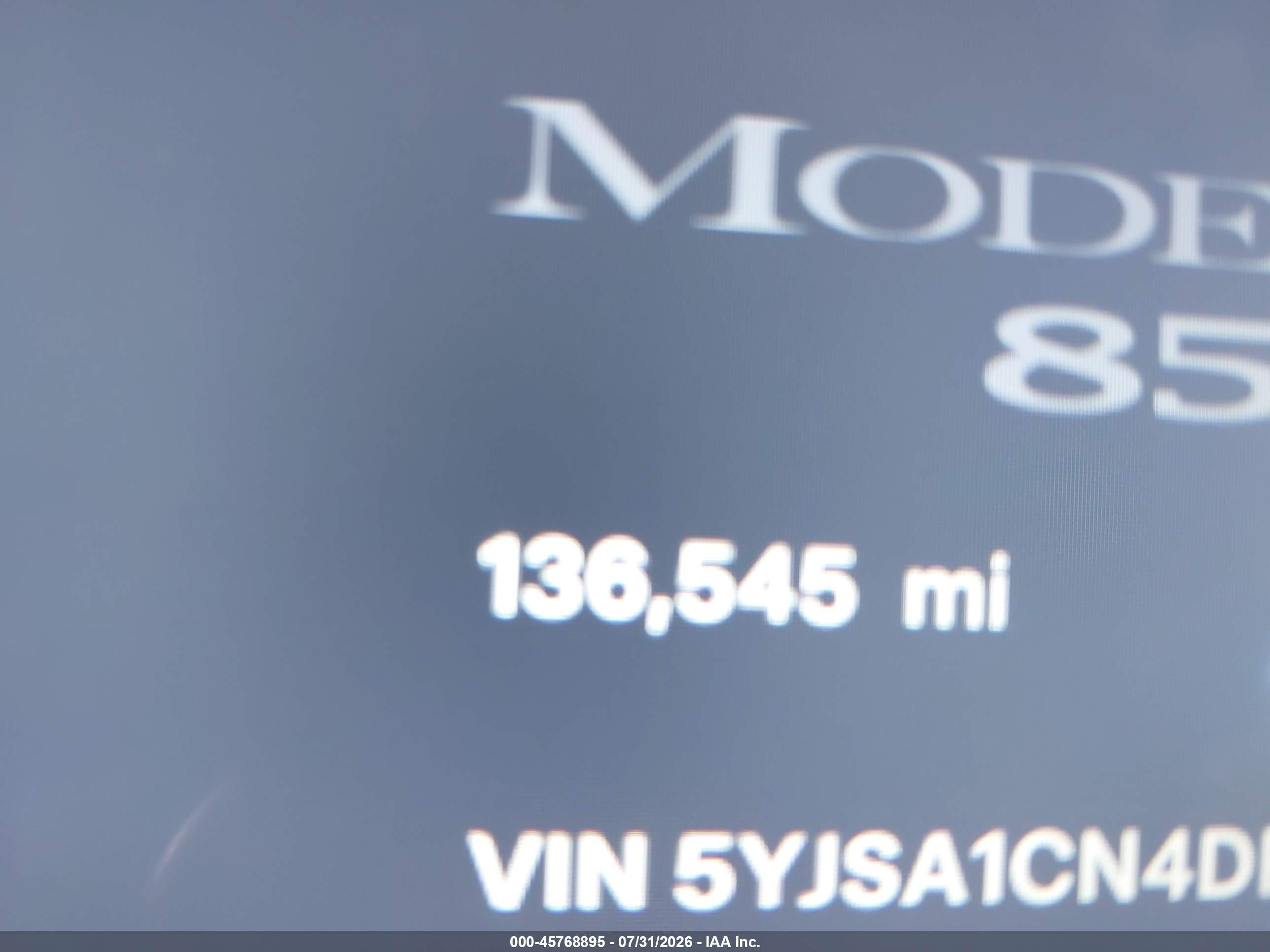 2013 Tesla Model S   Blue vin: 5YJSA1CN4DFP24316