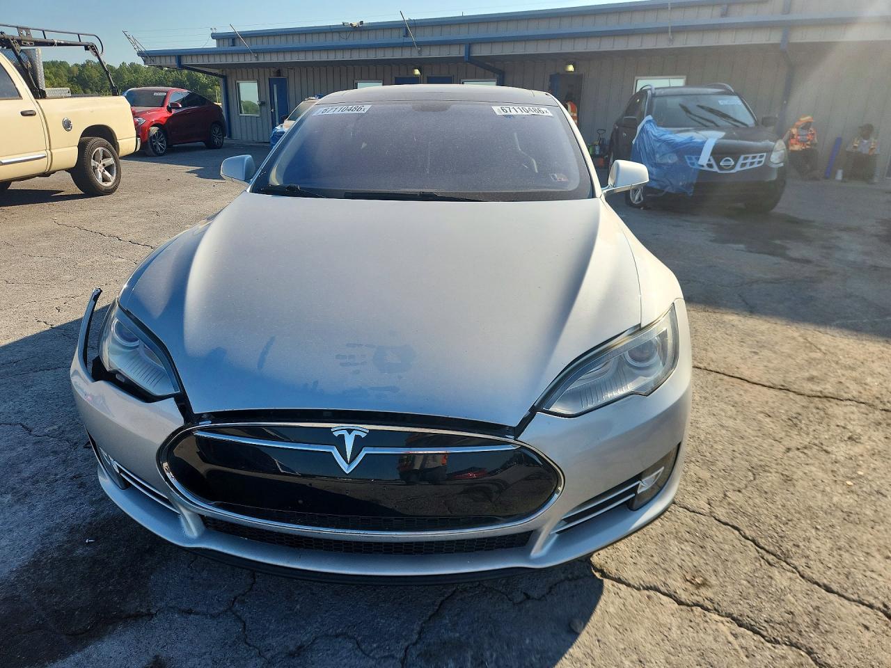 2013 Tesla Model 3 Silver vin: 5YJSA1CN6DFP18159