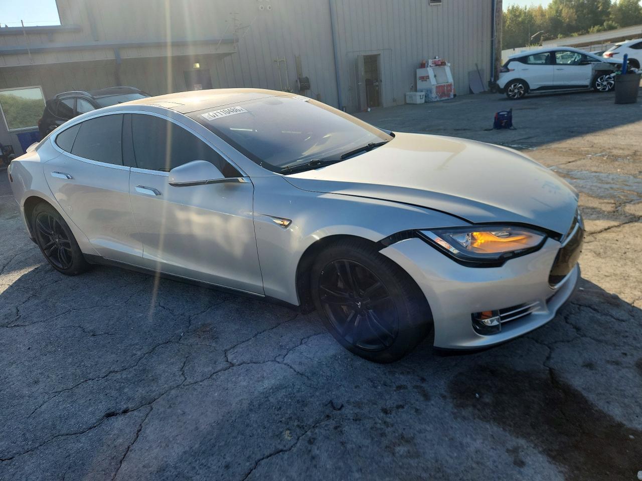 2013 Tesla Model 3 Silver vin: 5YJSA1CN6DFP18159