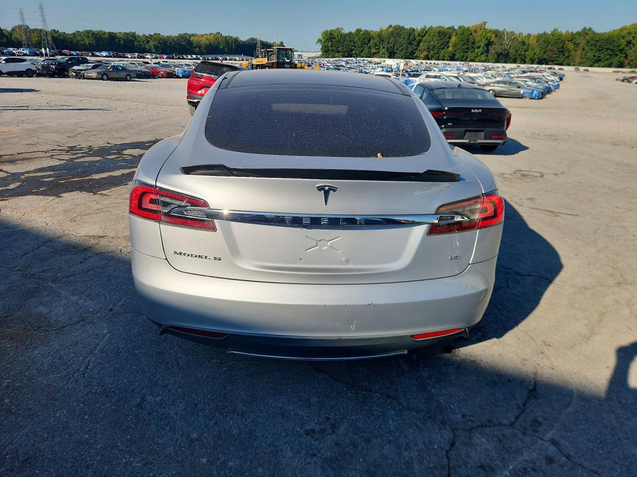 2013 Tesla Model 3 Silver vin: 5YJSA1CN6DFP18159