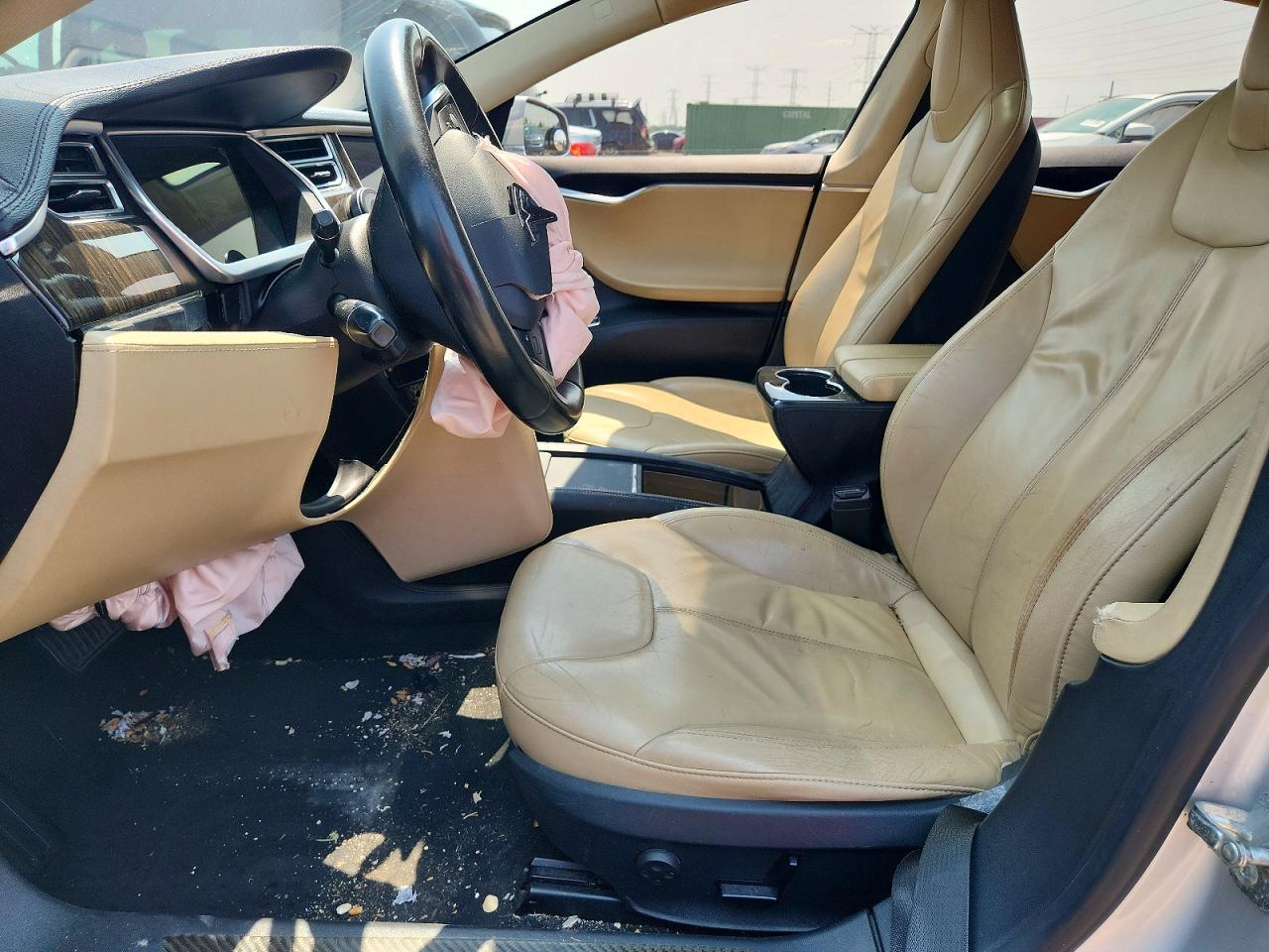 2013 Tesla Model S Silver vin: 5YJSA1CN6DFP22471