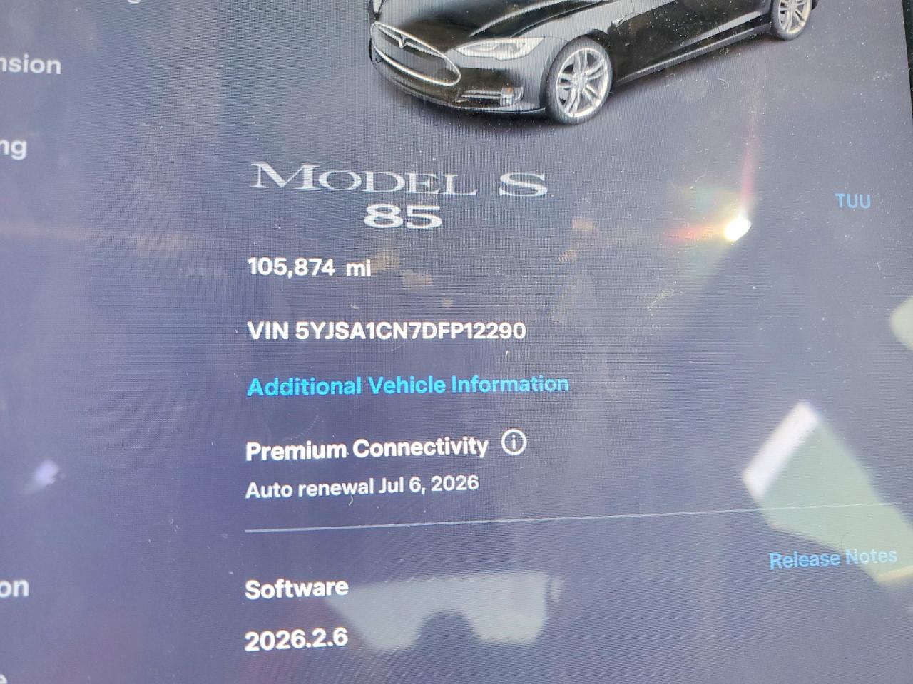 2013 Tesla Model S Black vin: 5YJSA1CN7DFP12290