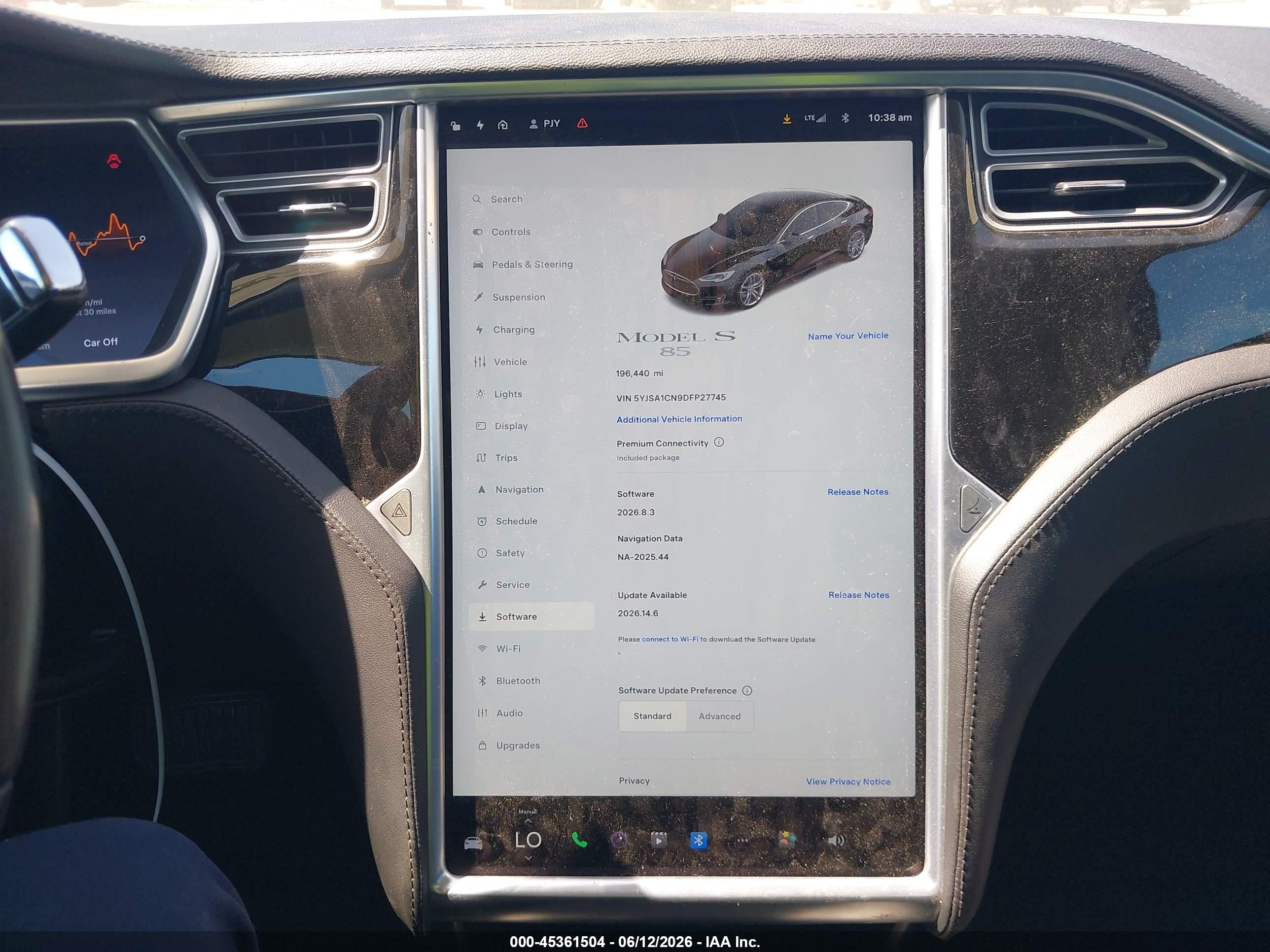 2013 Tesla Model S Black vin: 5YJSA1CN9DFP27745