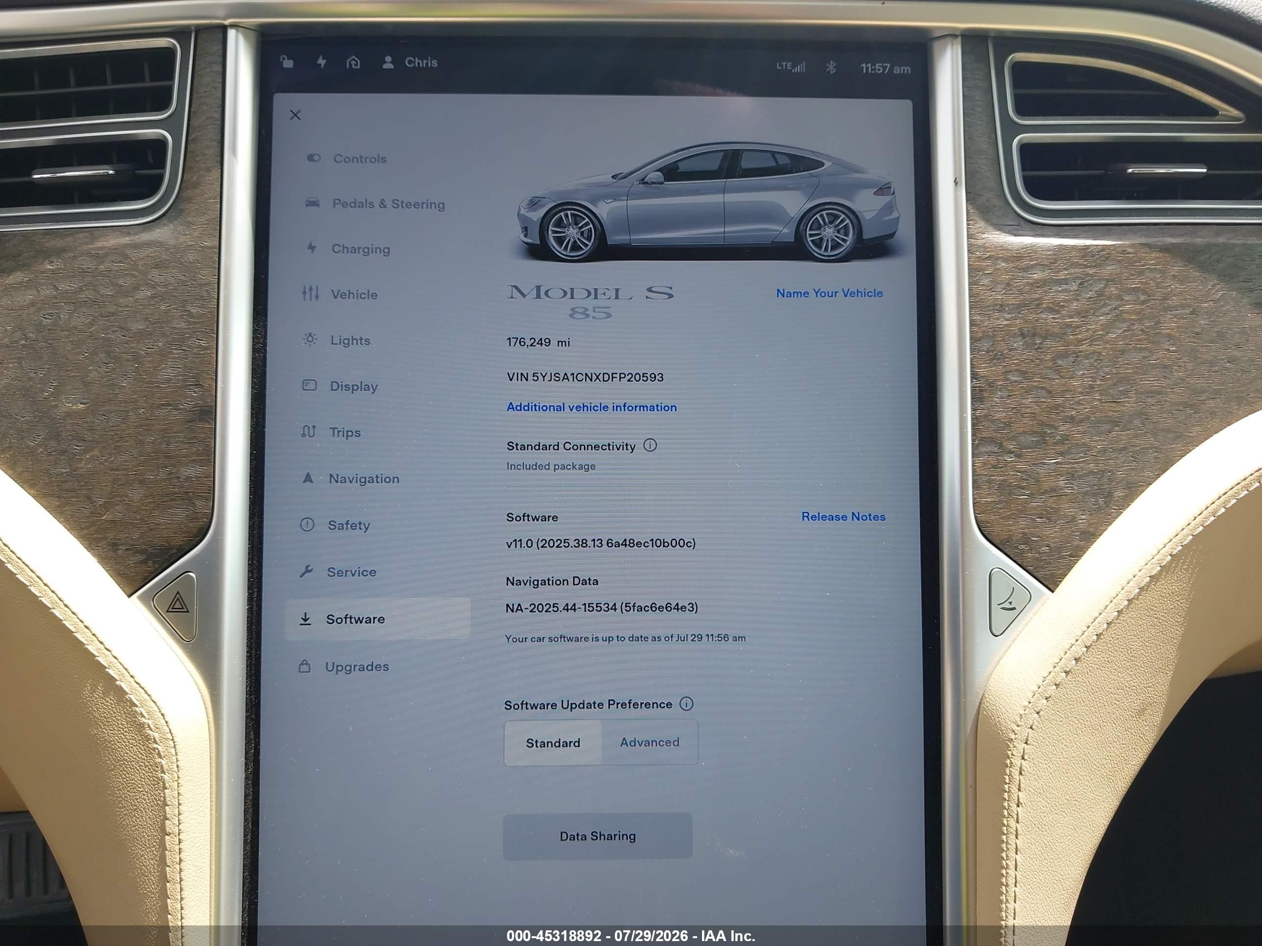 2013 Tesla Model S   Silver vin: 5YJSA1CNXDFP20593