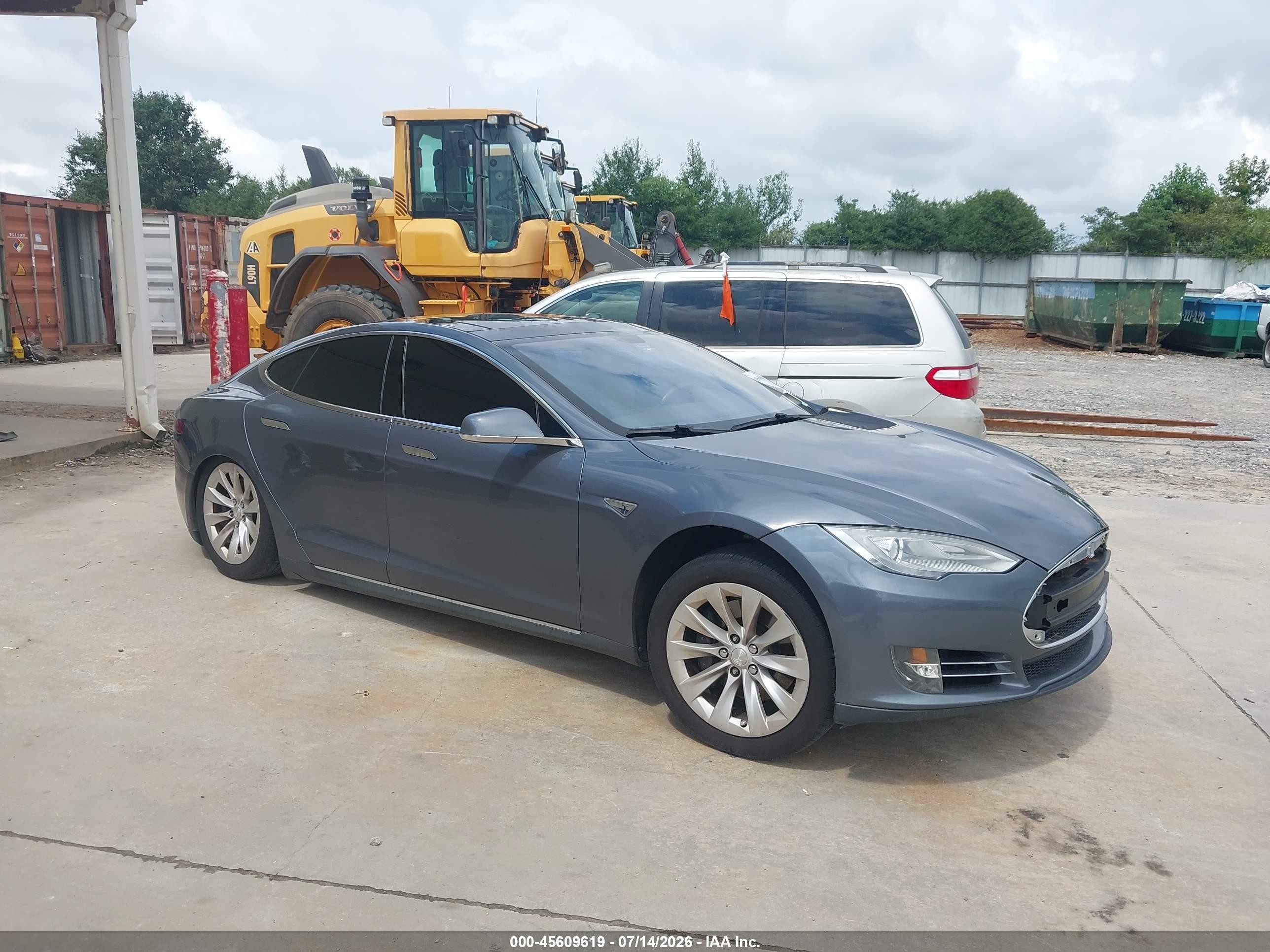 2013 Tesla Model S Performance Серый vin: 5YJSA1CP2DFP14840