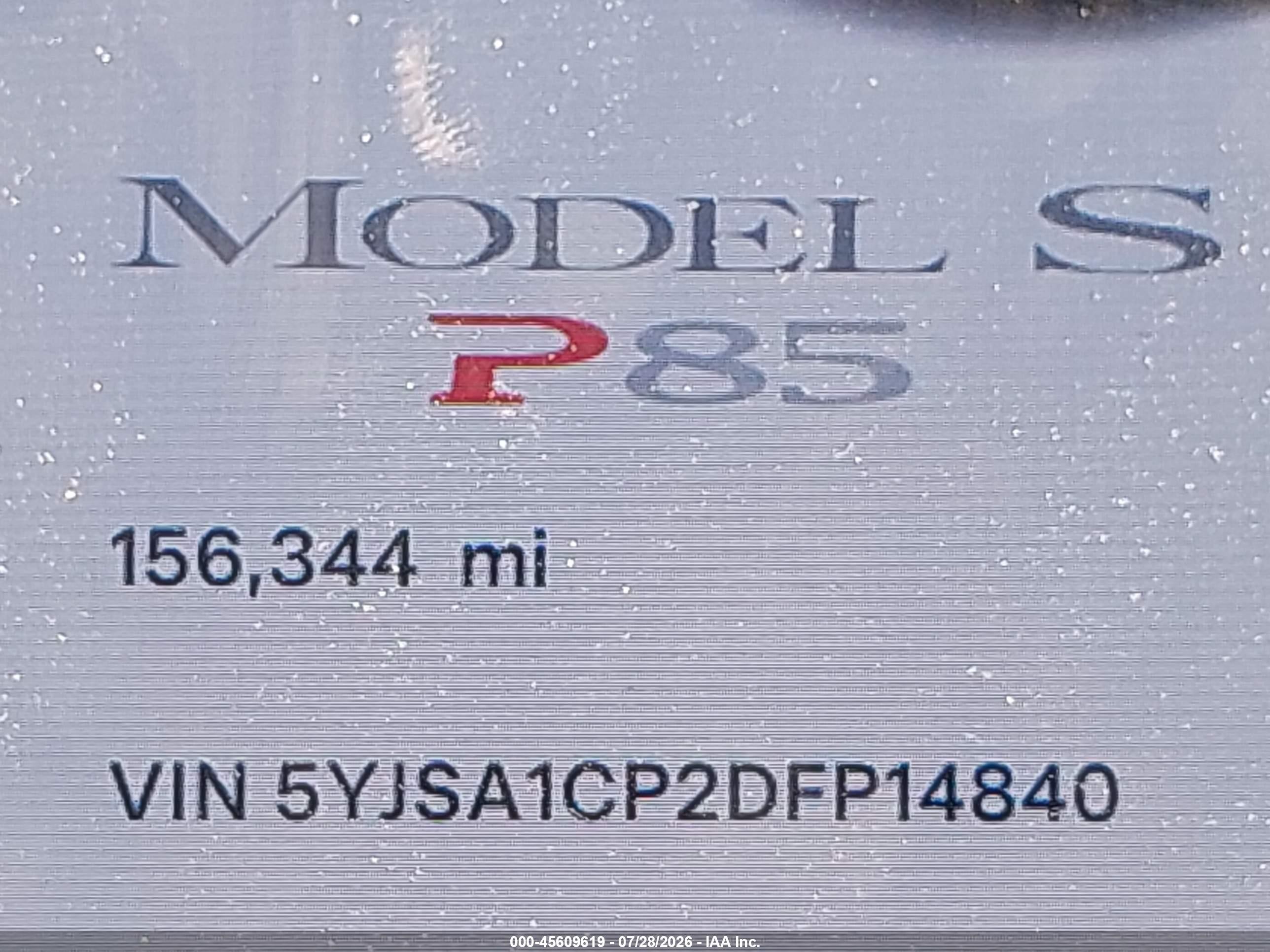 2013 Tesla Model S Performance Gray vin: 5YJSA1CP2DFP14840