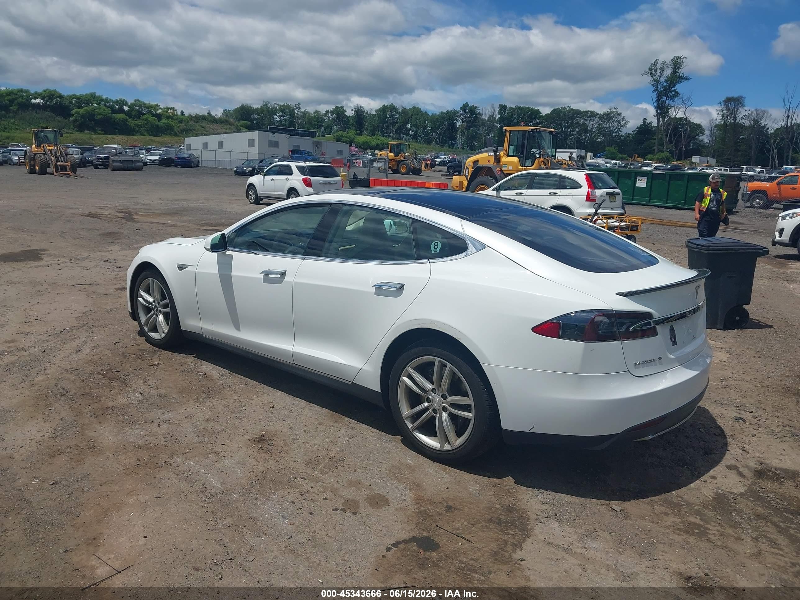 2012 Tesla Model S Performance/signature Performance White vin: 5YJSA1CP3CFP03263