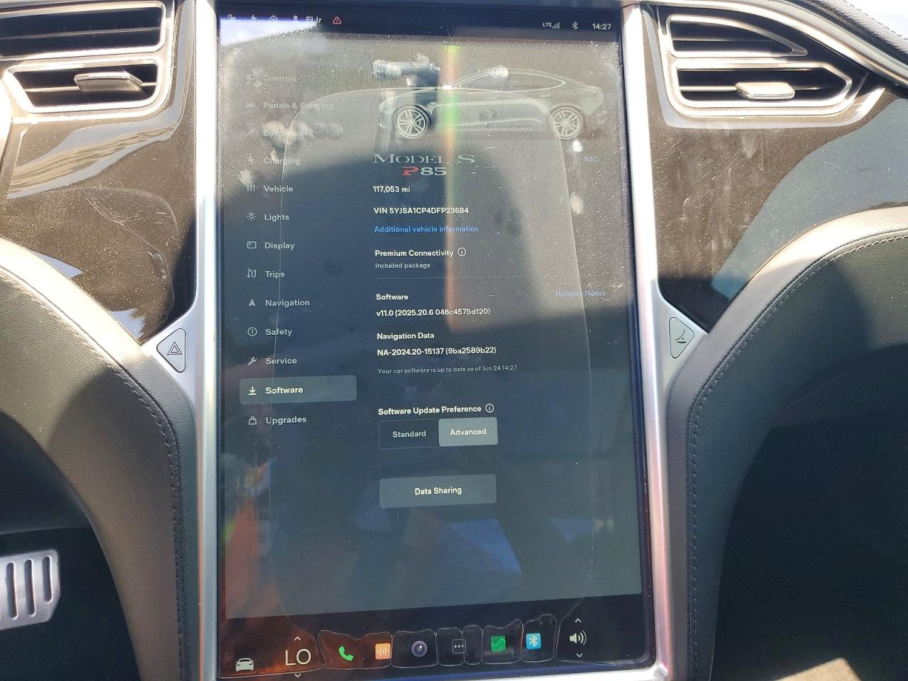 2013 Tesla Model S Charcoal vin: 5YJSA1CP4DFP23684