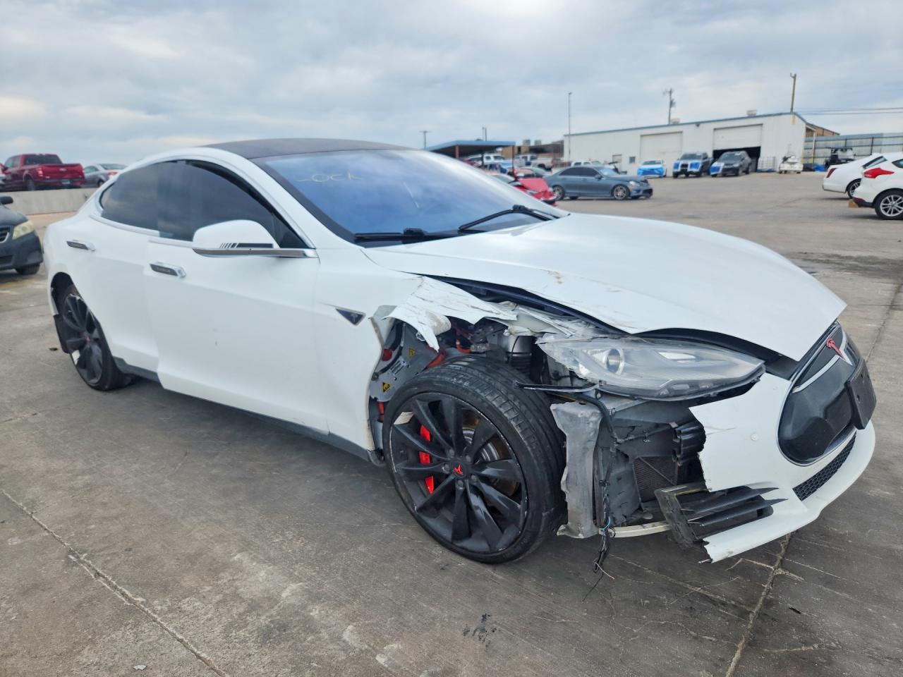 2012 Tesla Model S White vin: 5YJSA1CP7CFP02293