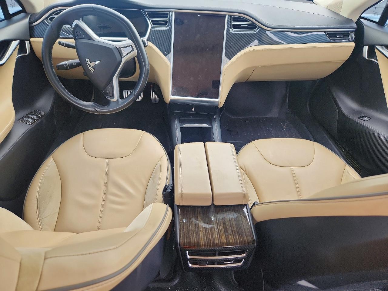 2012 Tesla Model S White vin: 5YJSA1CP7CFP02293