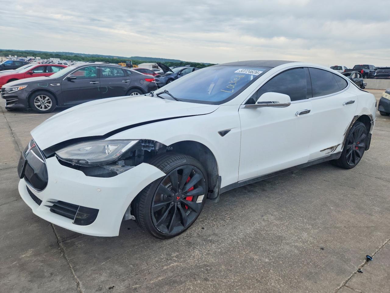 2012 Tesla Model S White vin: 5YJSA1CP7CFP02293