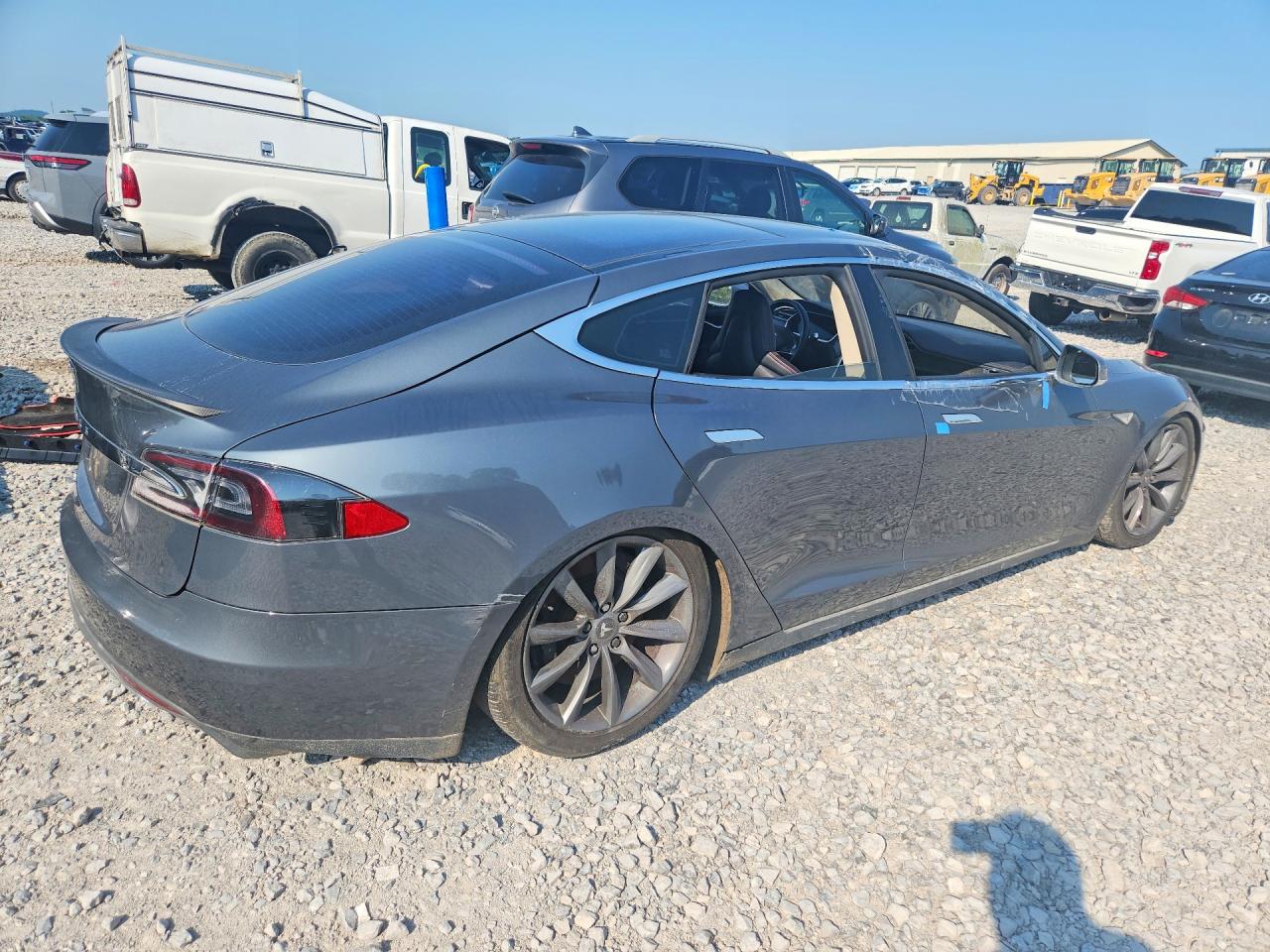 2012 Tesla Model S Gray vin: 5YJSA1CP8CFP01797