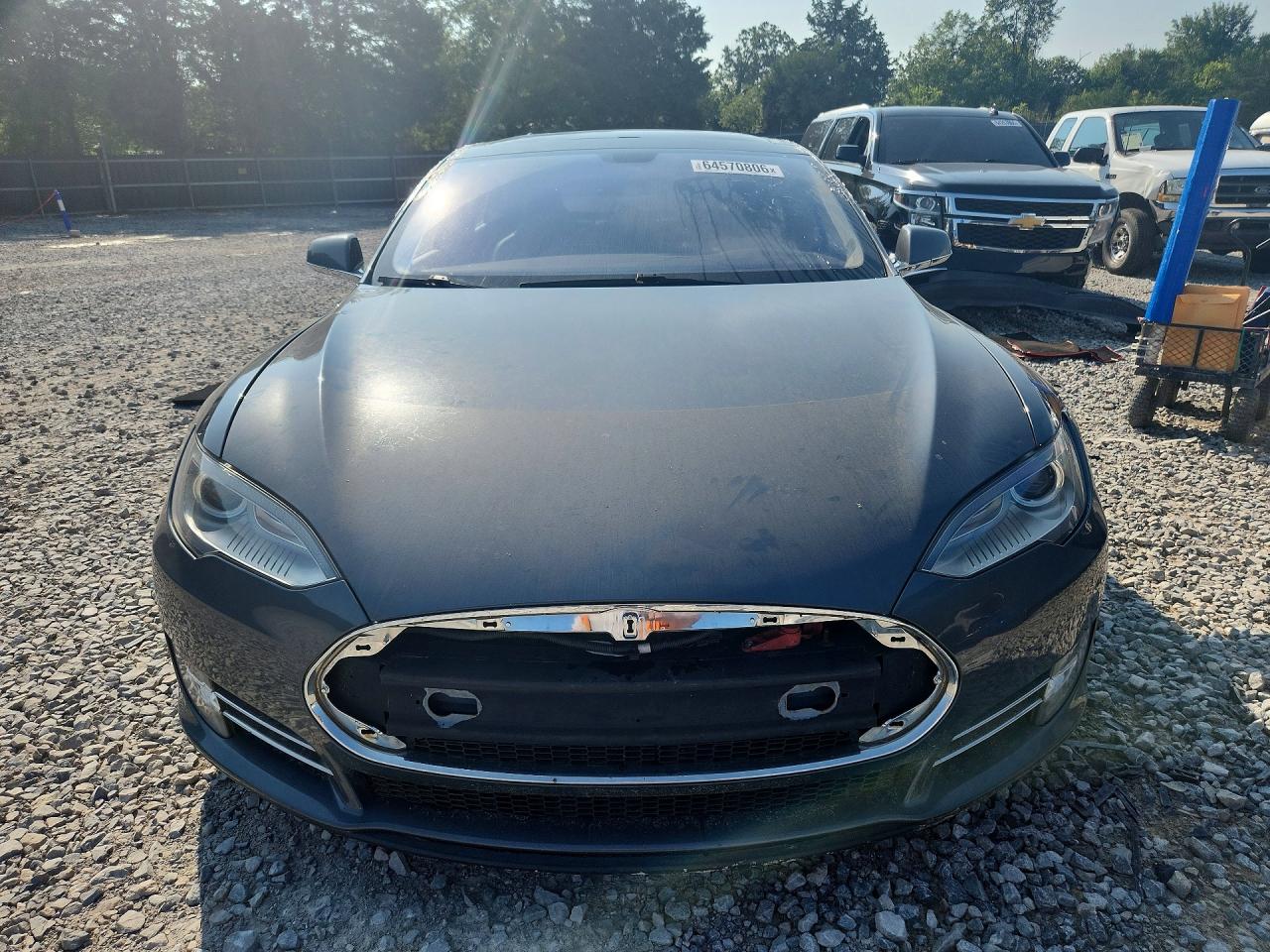 2012 Tesla Model S Gray vin: 5YJSA1CP8CFP01797