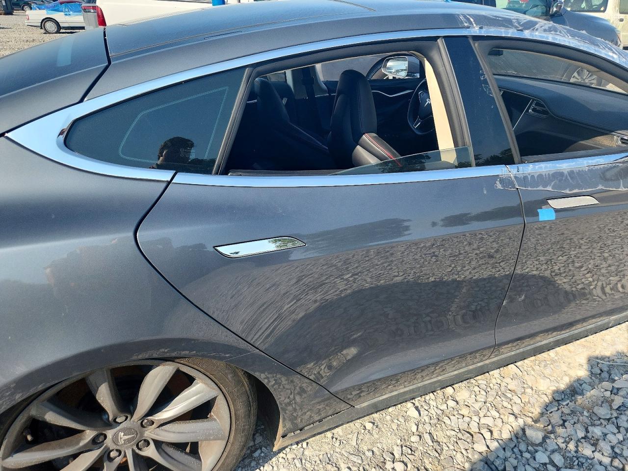 2012 Tesla Model S Gray vin: 5YJSA1CP8CFP01797