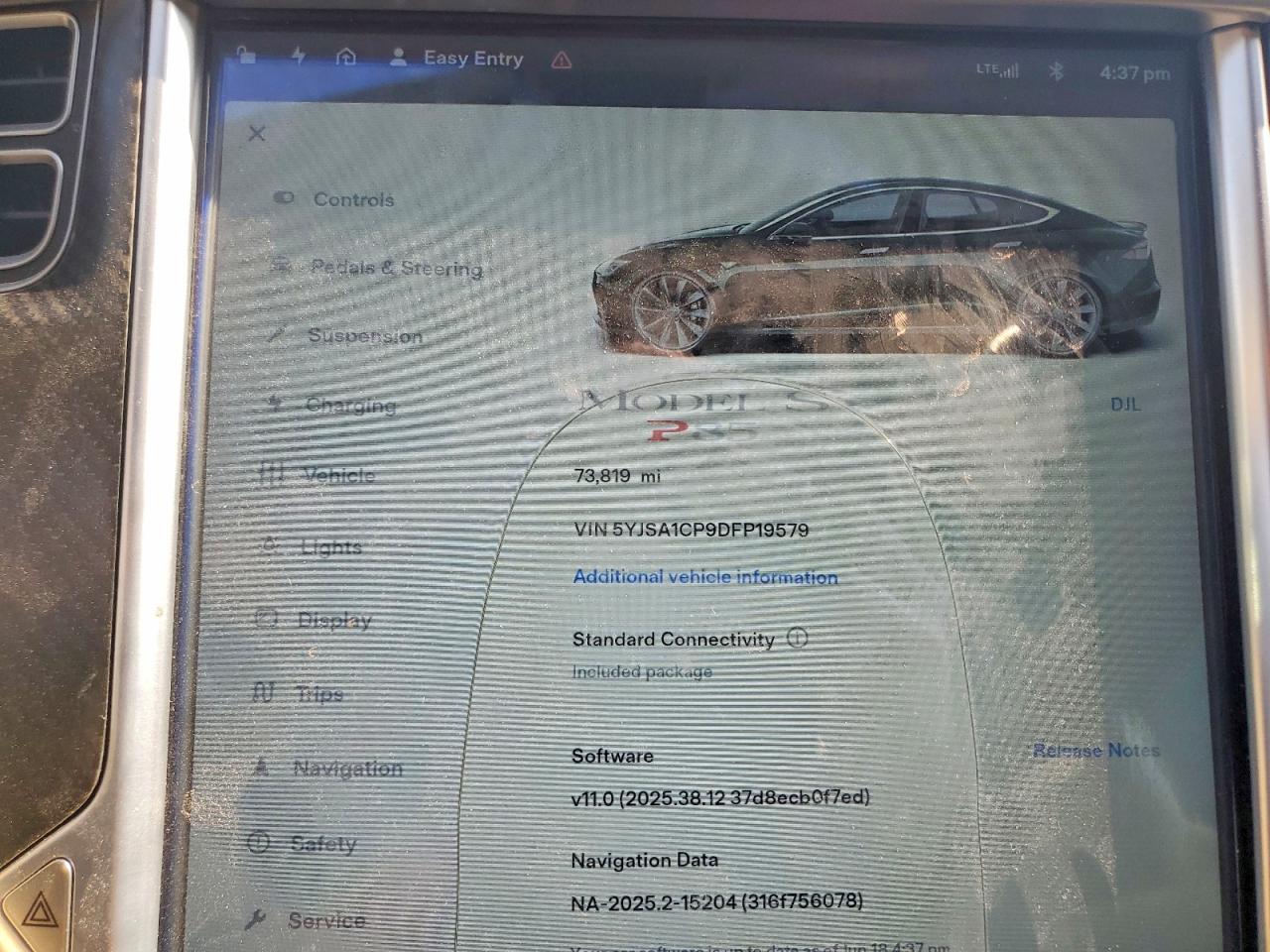 2013 Tesla Model S Green vin: 5YJSA1CP9DFP19579