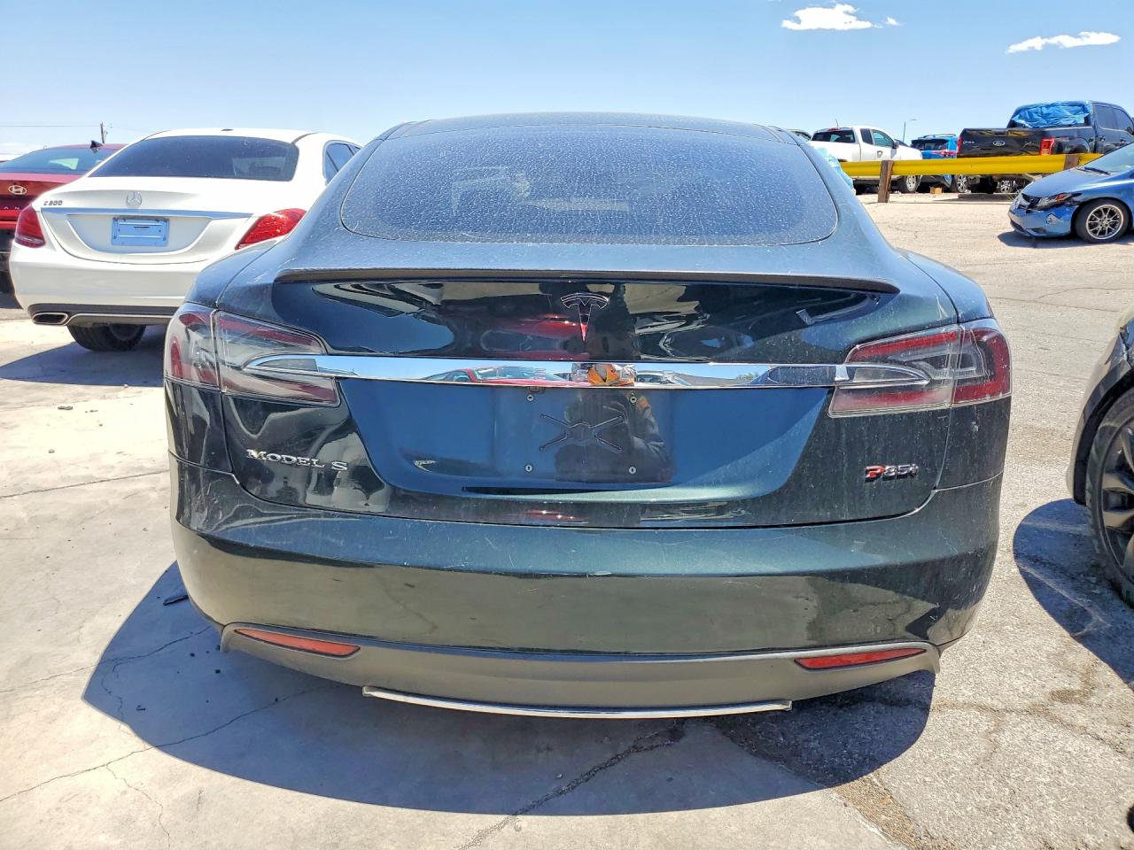 2013 Tesla Model S Green vin: 5YJSA1CP9DFP19579