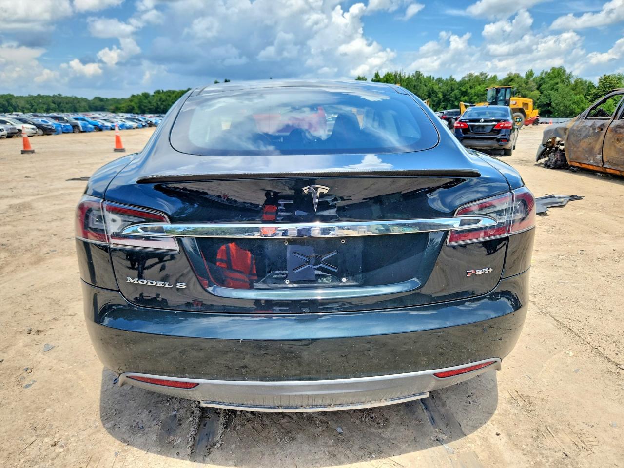 2013 Tesla Model S Green vin: 5YJSA1CPXDFP10826