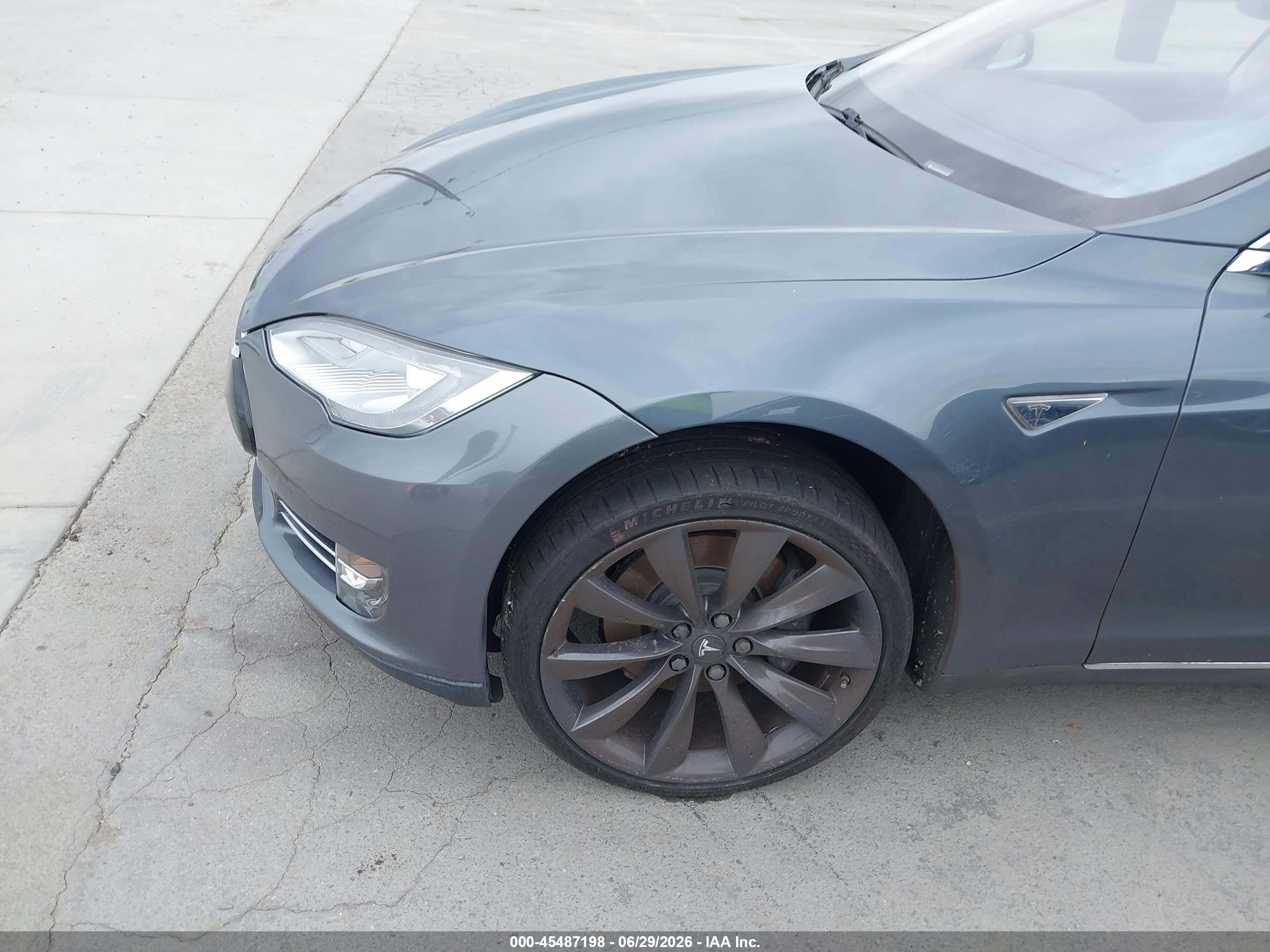 2013 Tesla Model S Performance Gray vin: 5YJSA1CPXDFP17341