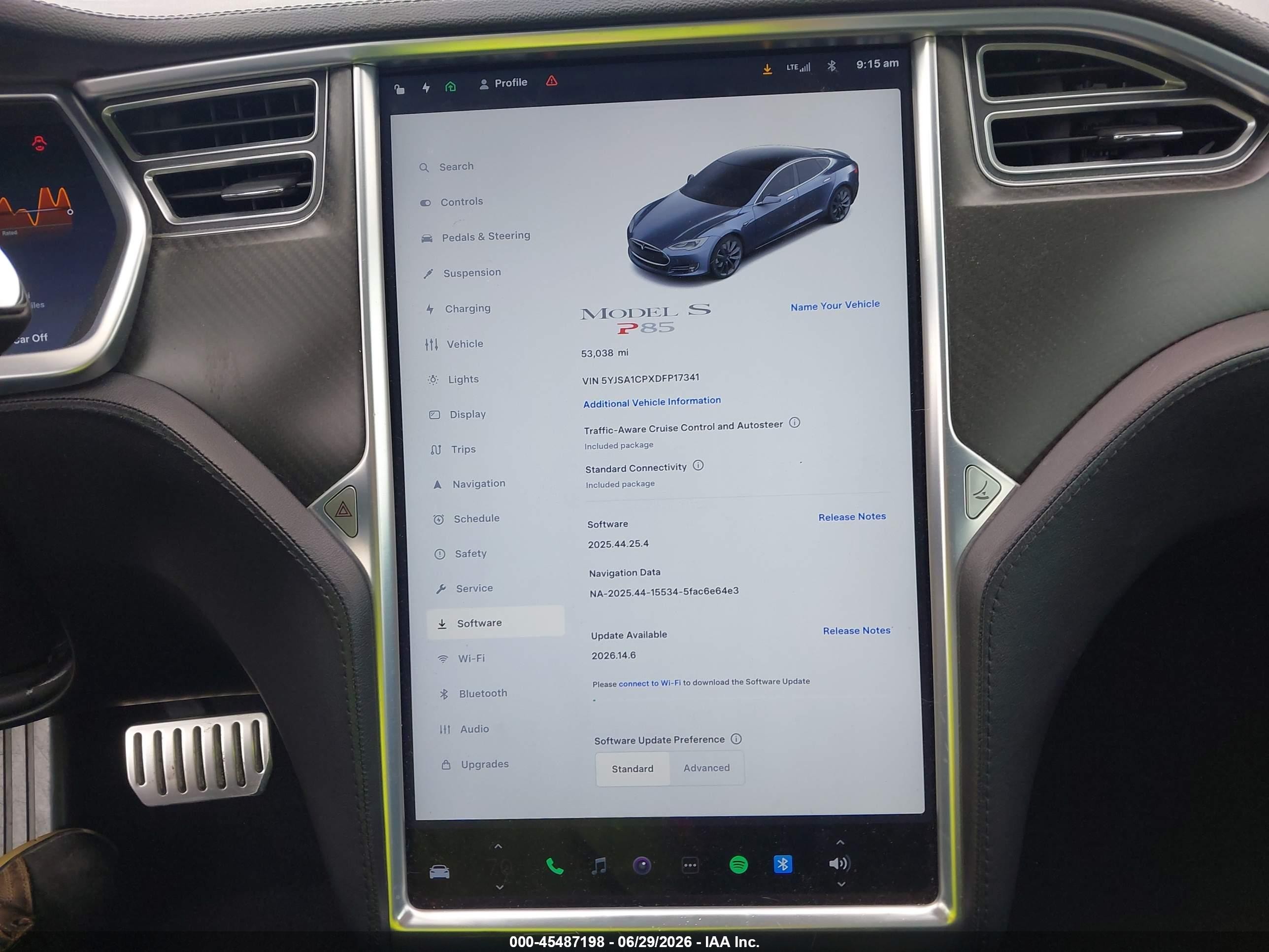 2013 Tesla Model S Performance Gray vin: 5YJSA1CPXDFP17341