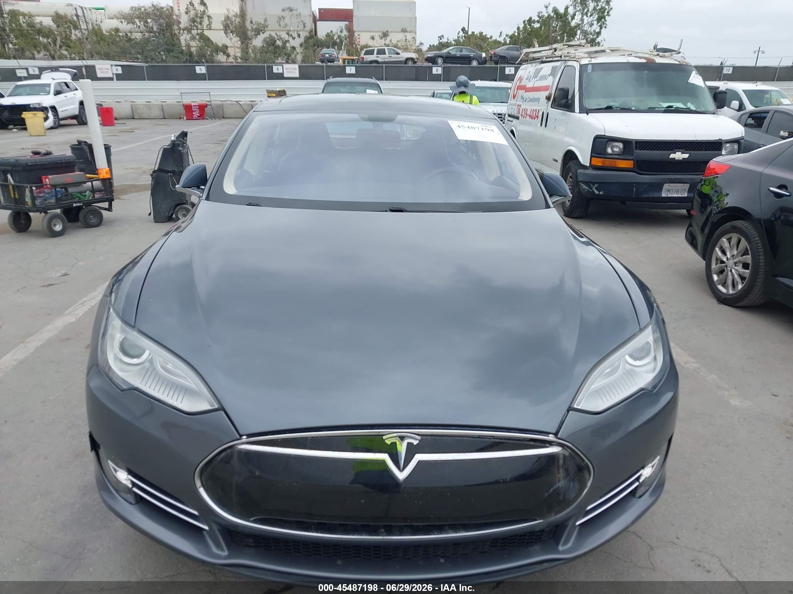 2013 Tesla Model S Performance Gray vin: 5YJSA1CPXDFP17341