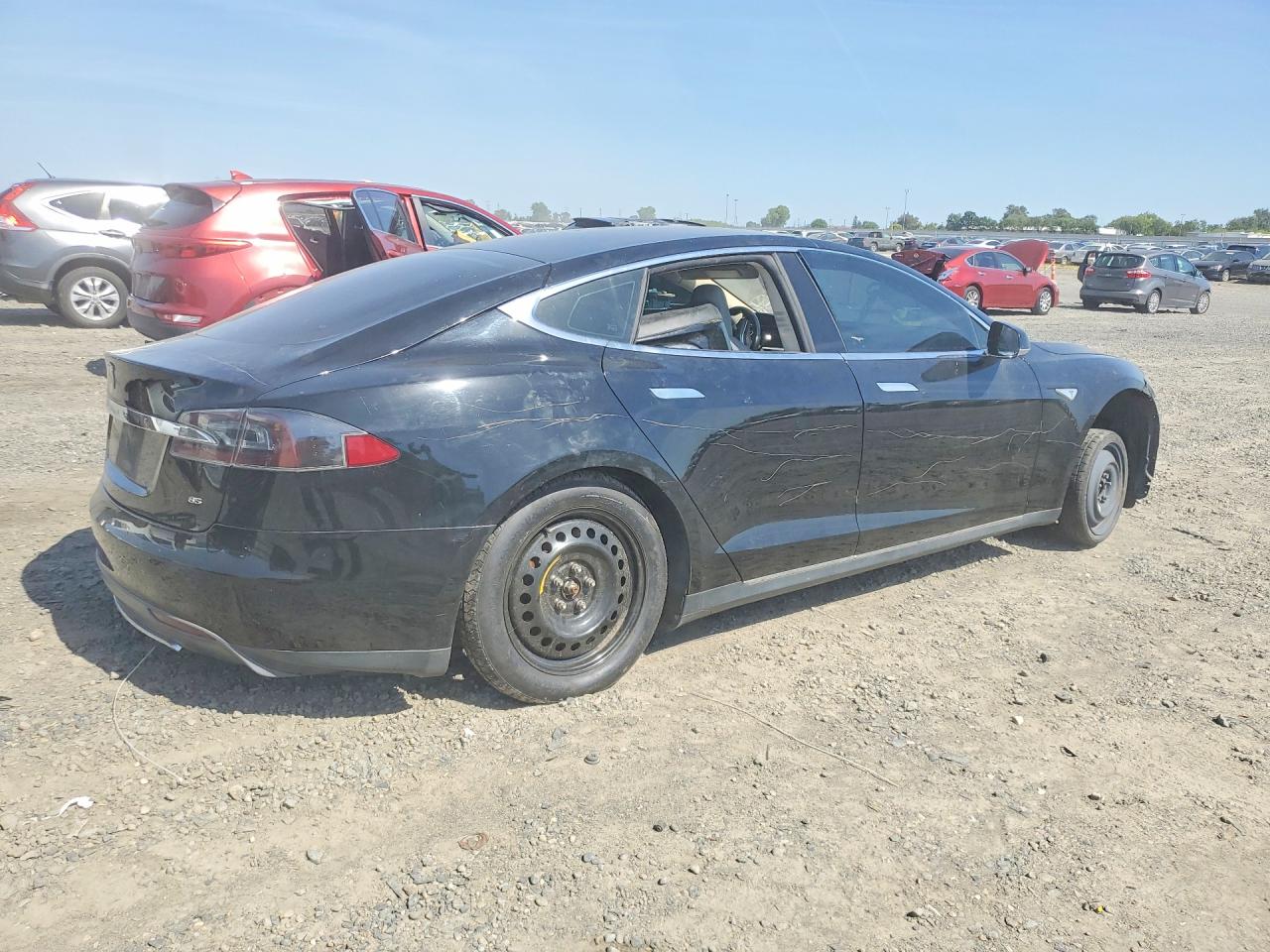 2013 Tesla Model S Black vin: 5YJSA1DN2DFP05746