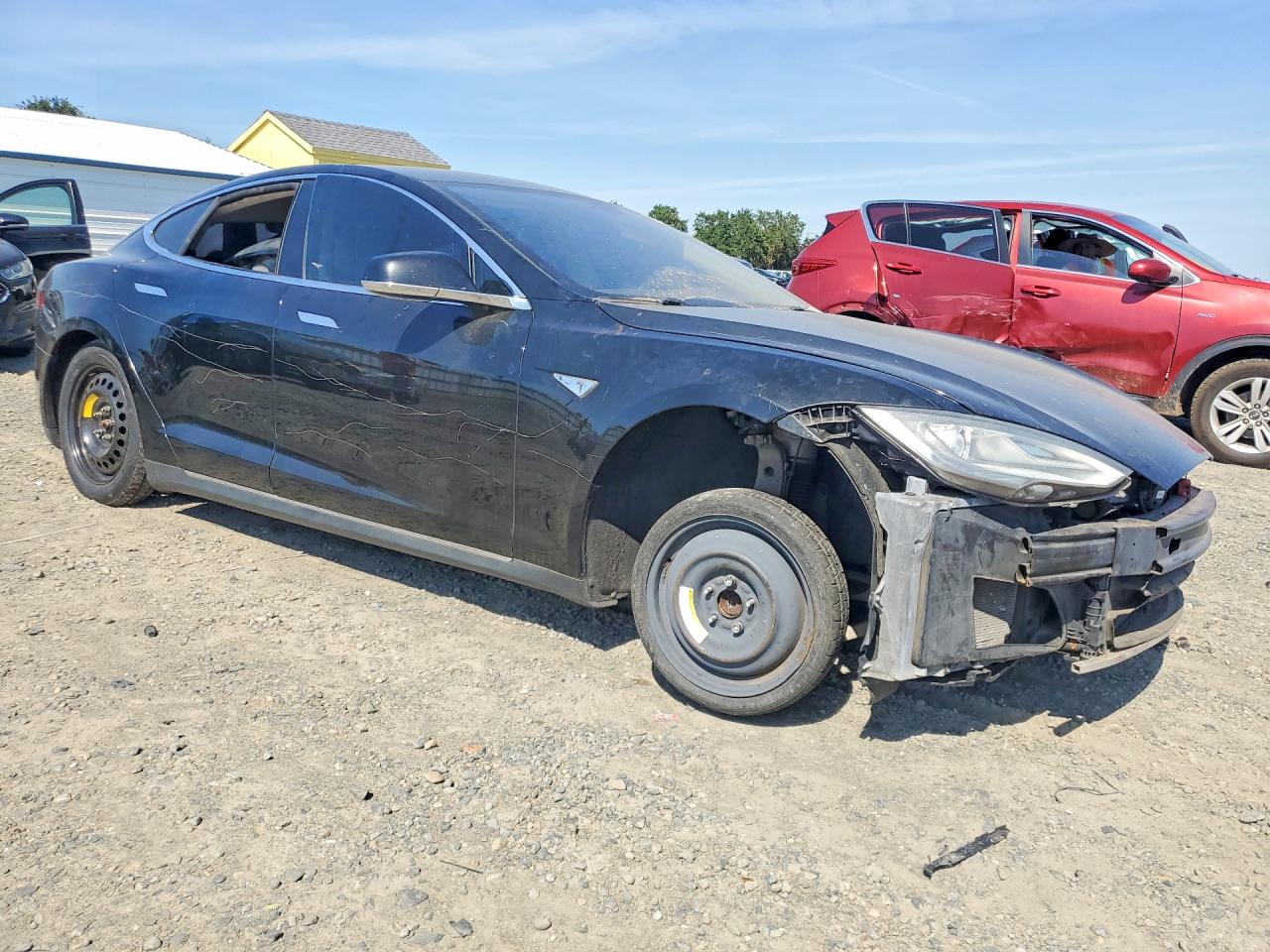 2013 Tesla Model S Black vin: 5YJSA1DN2DFP05746