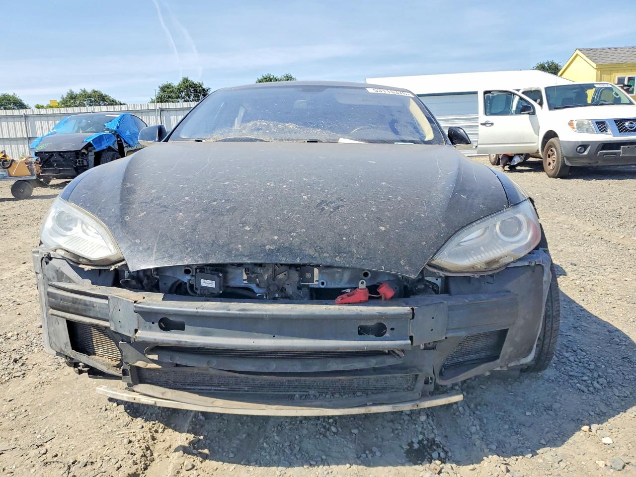 2013 Tesla Model S Black vin: 5YJSA1DN2DFP05746