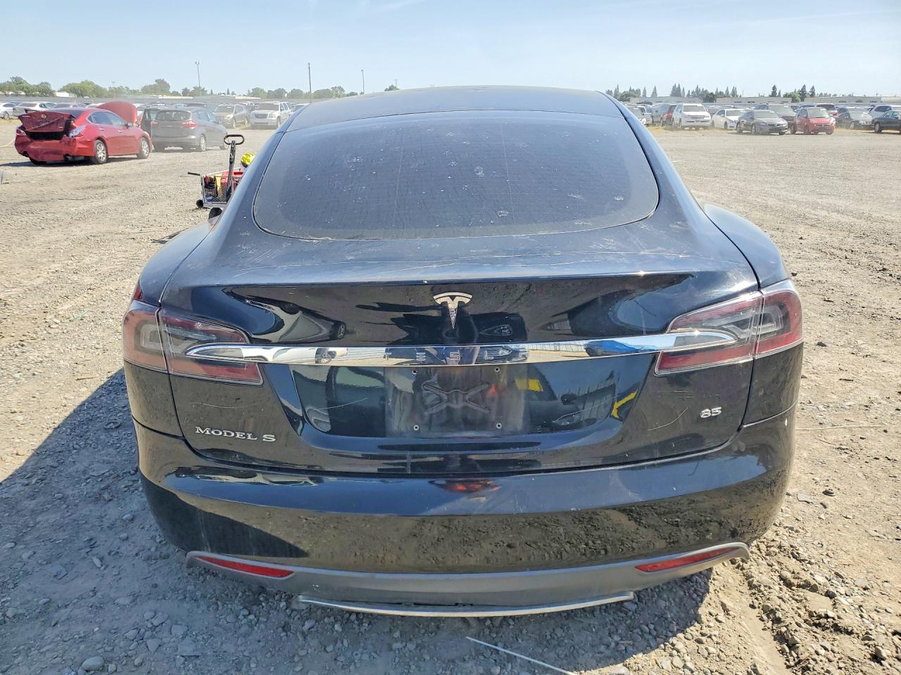 2013 Tesla Model S Black vin: 5YJSA1DN2DFP05746