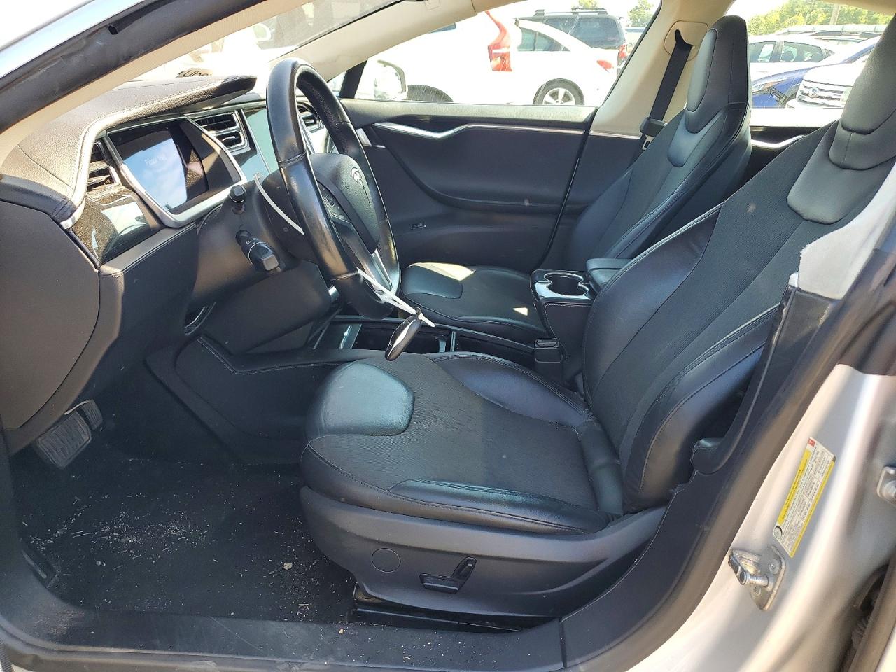 2012 Tesla Model S Silver vin: 5YJSA1DN8CFP02395
