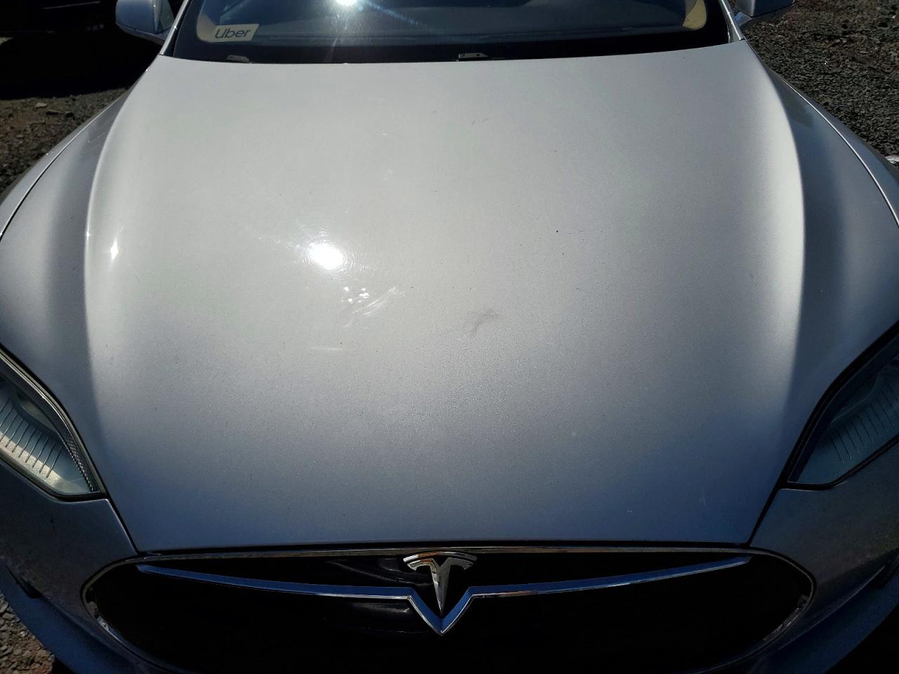 2012 Tesla Model S Silver vin: 5YJSA1DN8CFP02395
