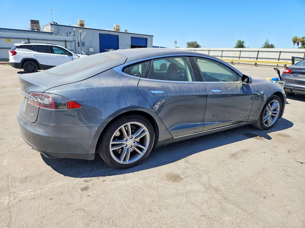 2013 Tesla Model S Gray vin: 5YJSA1DNXDFP05607