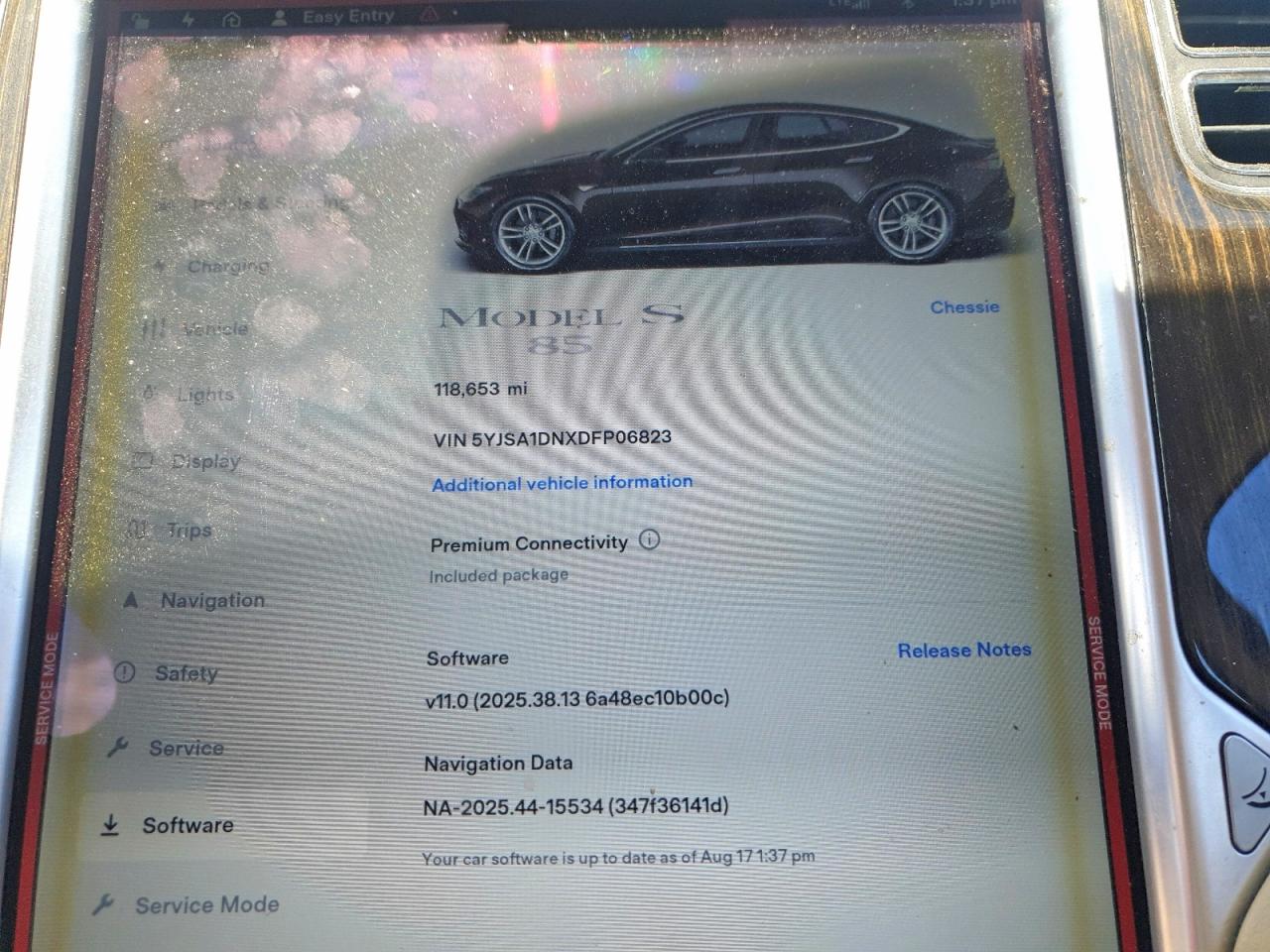 2013 Tesla Model S Brown vin: 5YJSA1DNXDFP06823