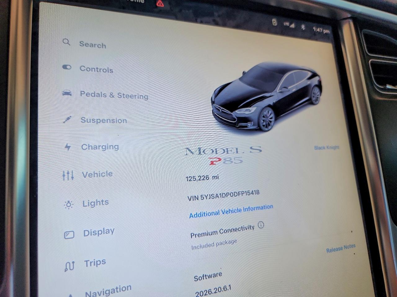 2013 Tesla Model S Black vin: 5YJSA1DP0DFP15418