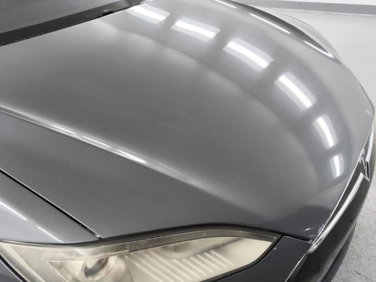 2013 Tesla Model S Gray vin: 5YJSA1DP0DFP16312 Damage: Hood, Previous Repair, Substandard Repair