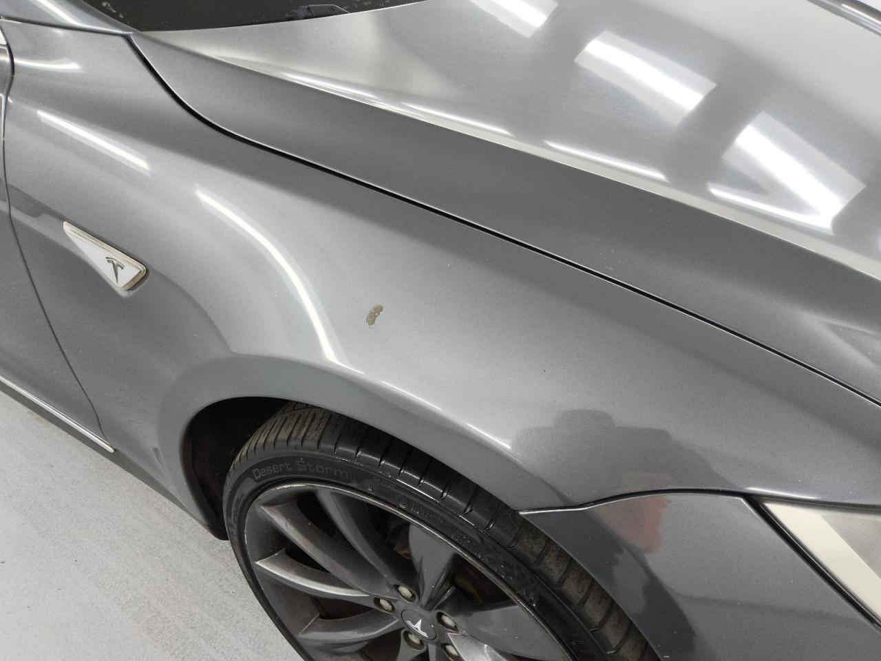 2013 Tesla Model S Gray vin: 5YJSA1DP0DFP16312 Damage: Right Front Fender, Chipped, 5