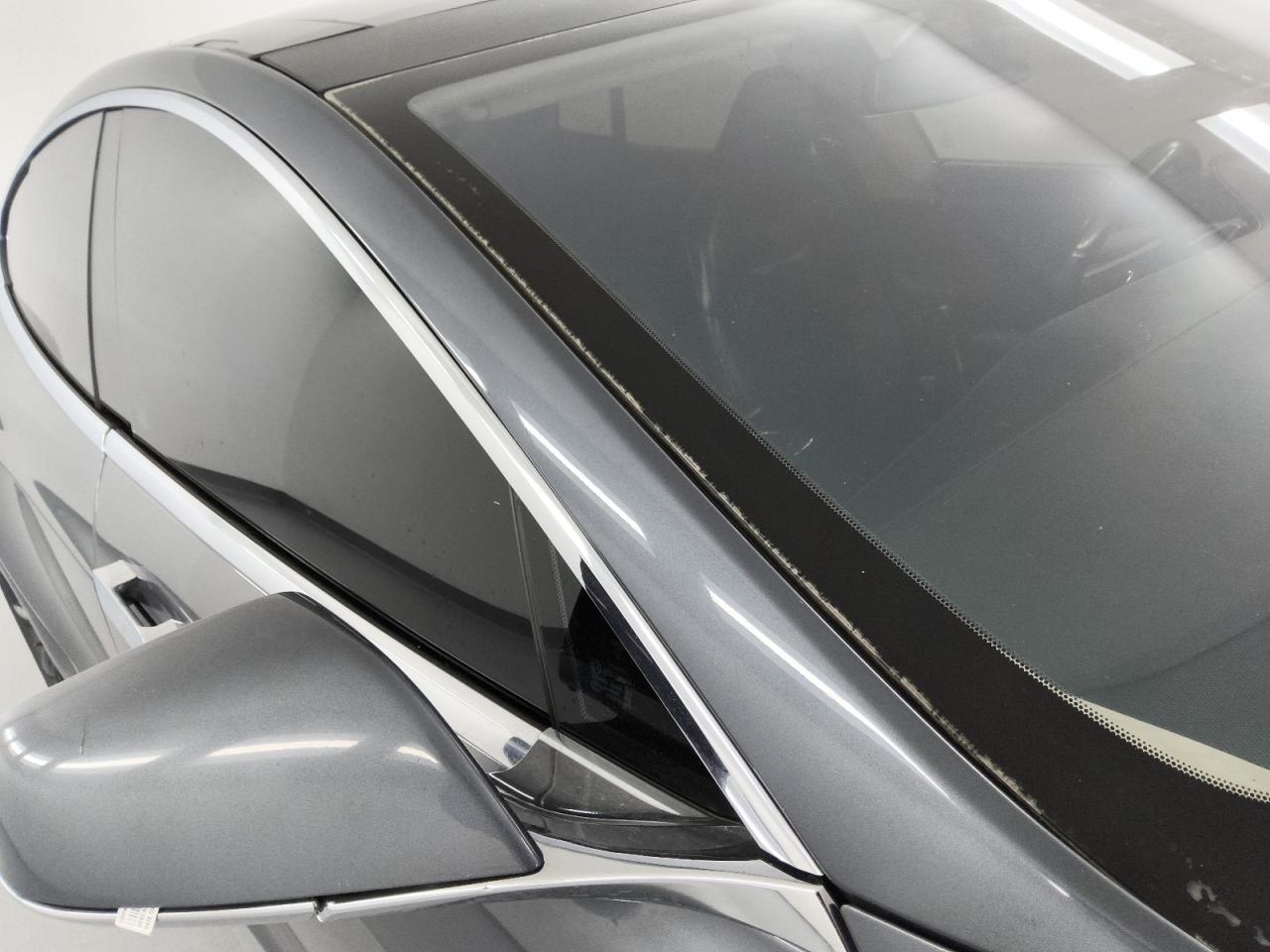 2013 Tesla Model S Gray vin: 5YJSA1DP0DFP16312 Damage: Right Drip Rail, Heavy Scratch, 1/2 To 1 Inch