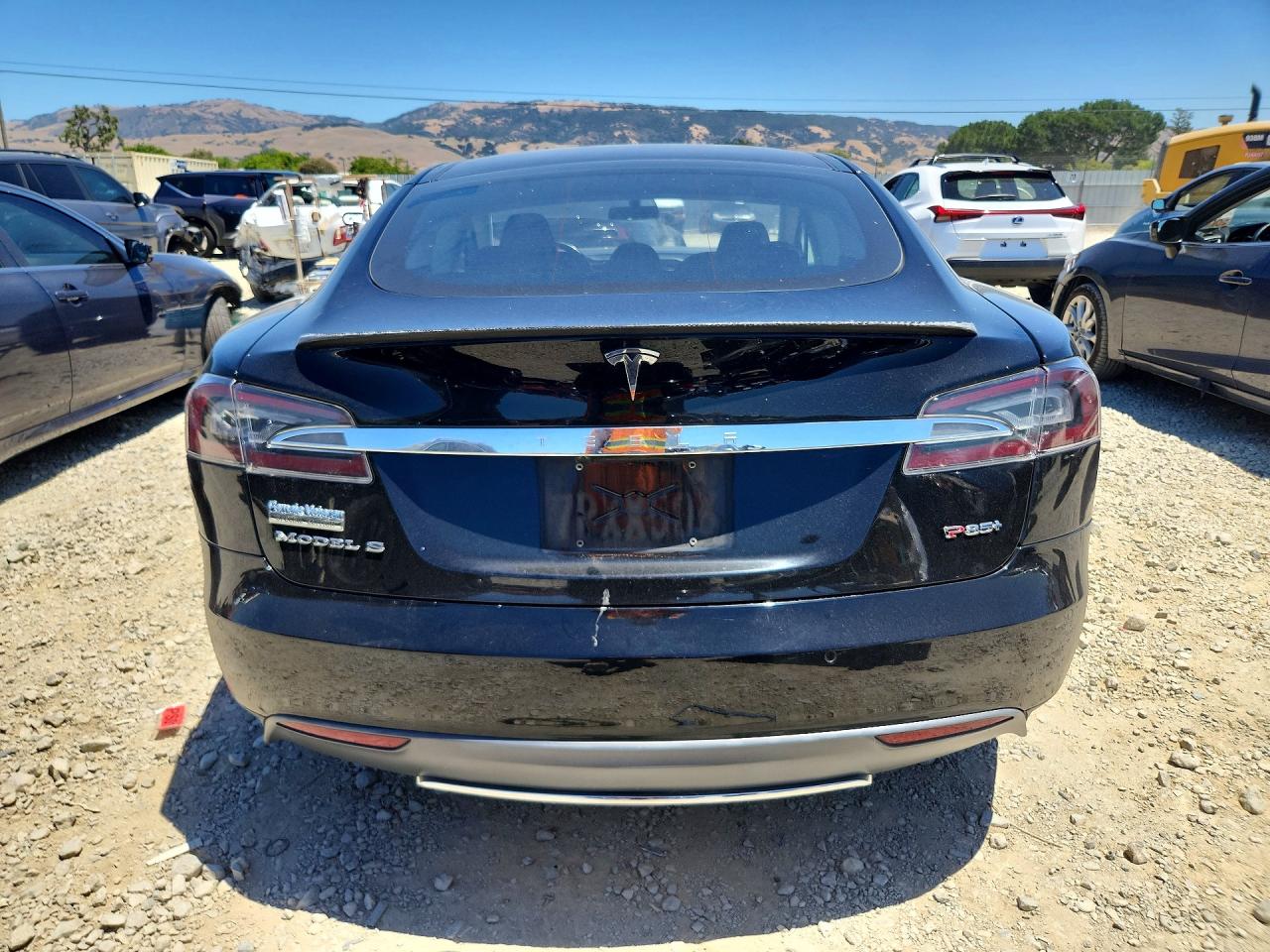 2013 Tesla Model S Black vin: 5YJSA1DP2DFP26016