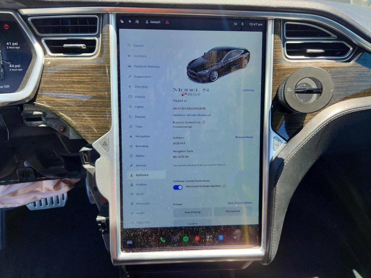 2013 Tesla Model S Black vin: 5YJSA1DP2DFP26016