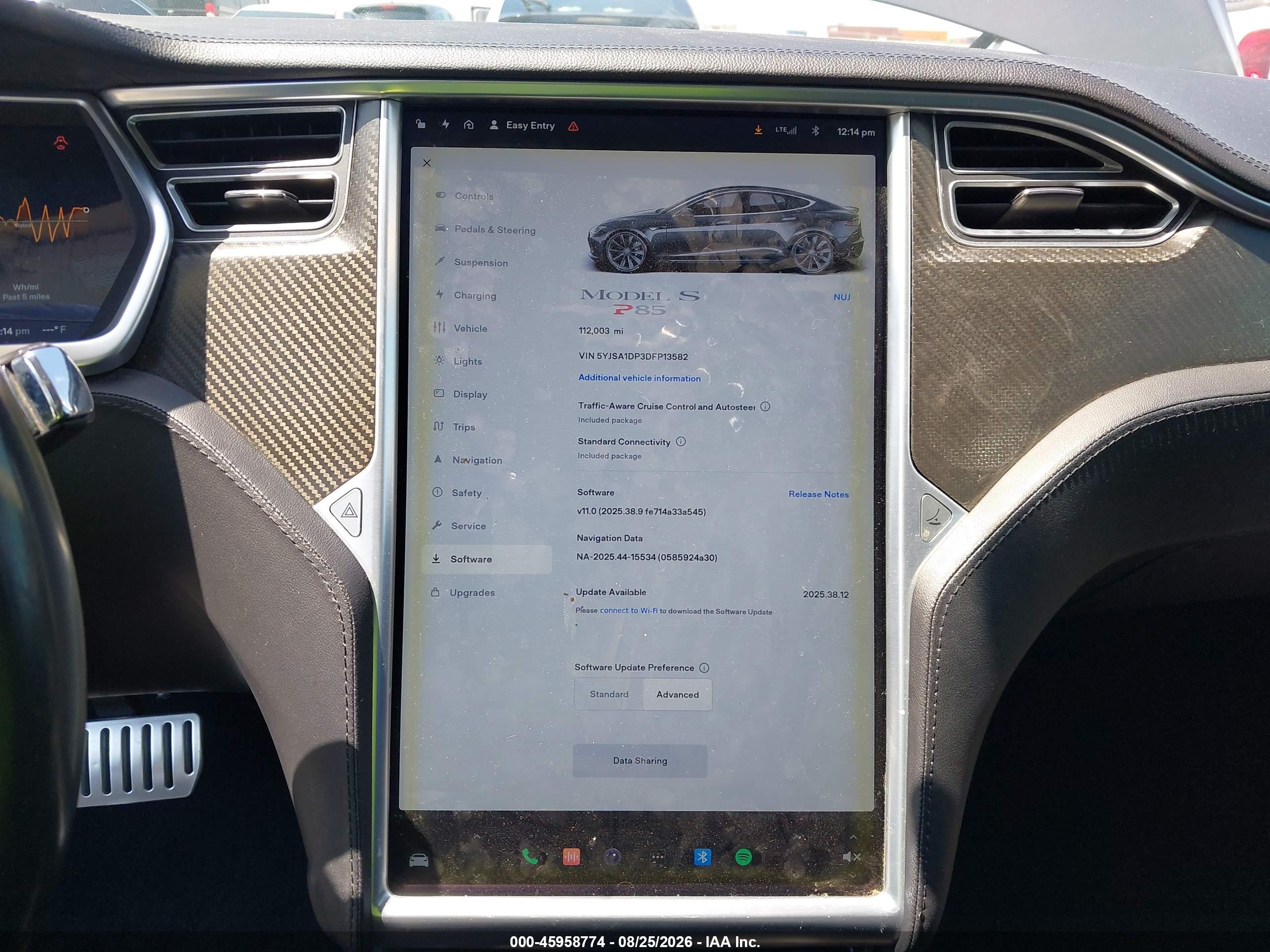 2013 Tesla Model S Performance Gray vin: 5YJSA1DP3DFP13582