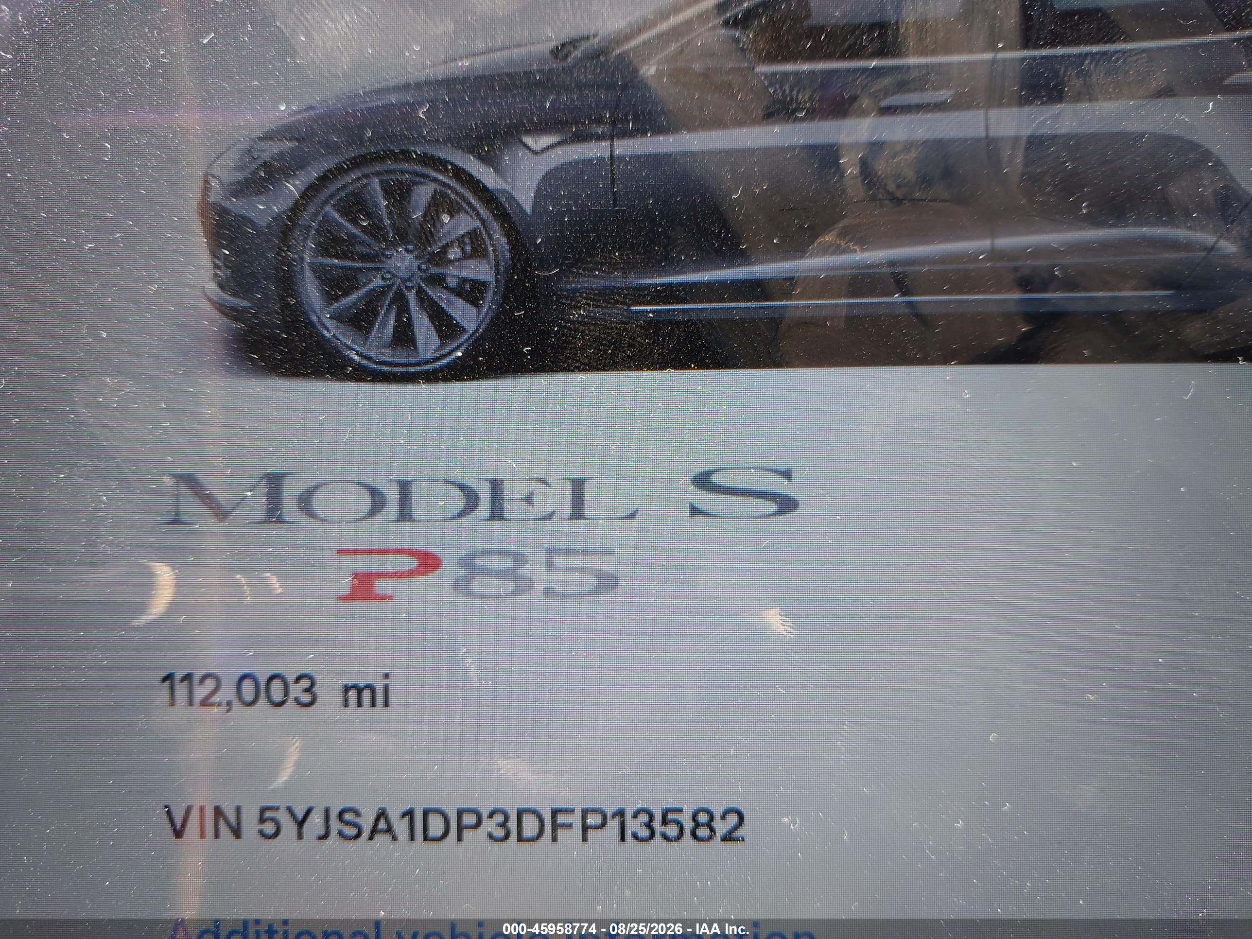 2013 Tesla Model S Performance Gray vin: 5YJSA1DP3DFP13582