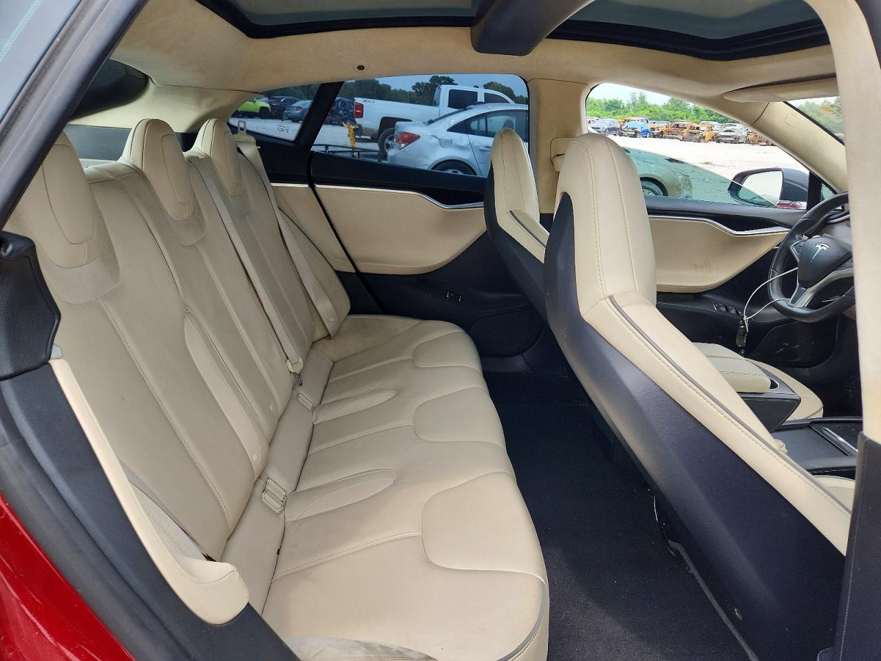 2012 Tesla Model S Maroon vin: 5YJSA1DP6CFS00227