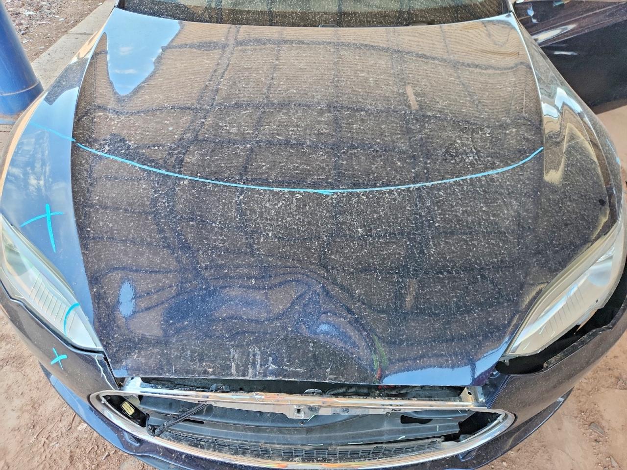 2013 Tesla Model S Blue vin: 5YJSA1DP6DFP04598